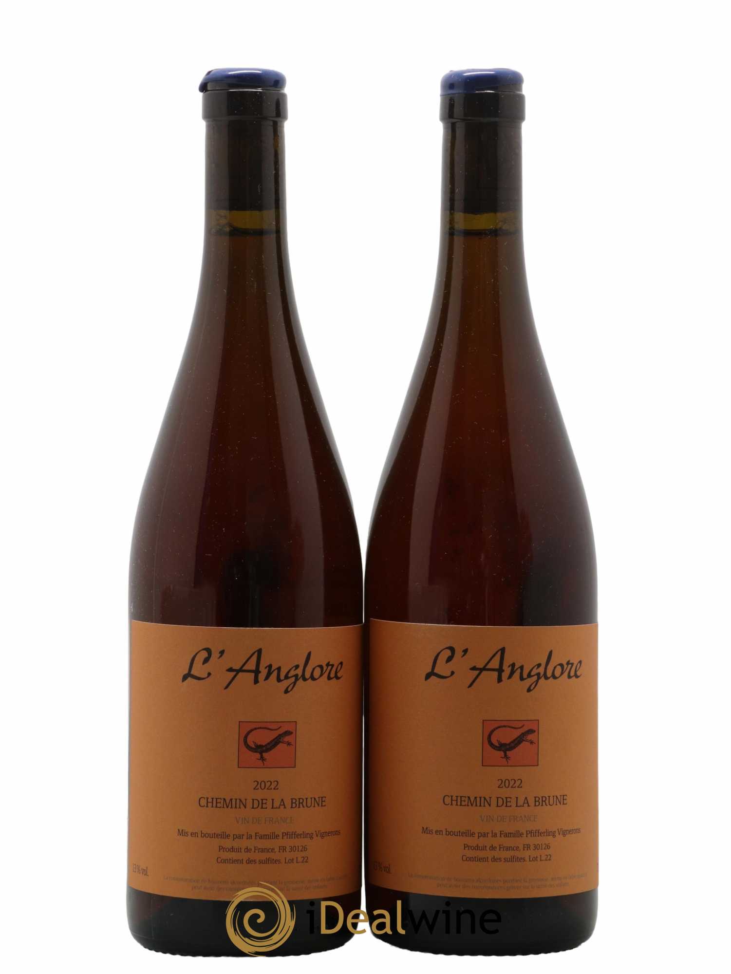 Vin de France Chemin de la brune L'Anglore 2022 - Lot de 2 bouteilles - 0