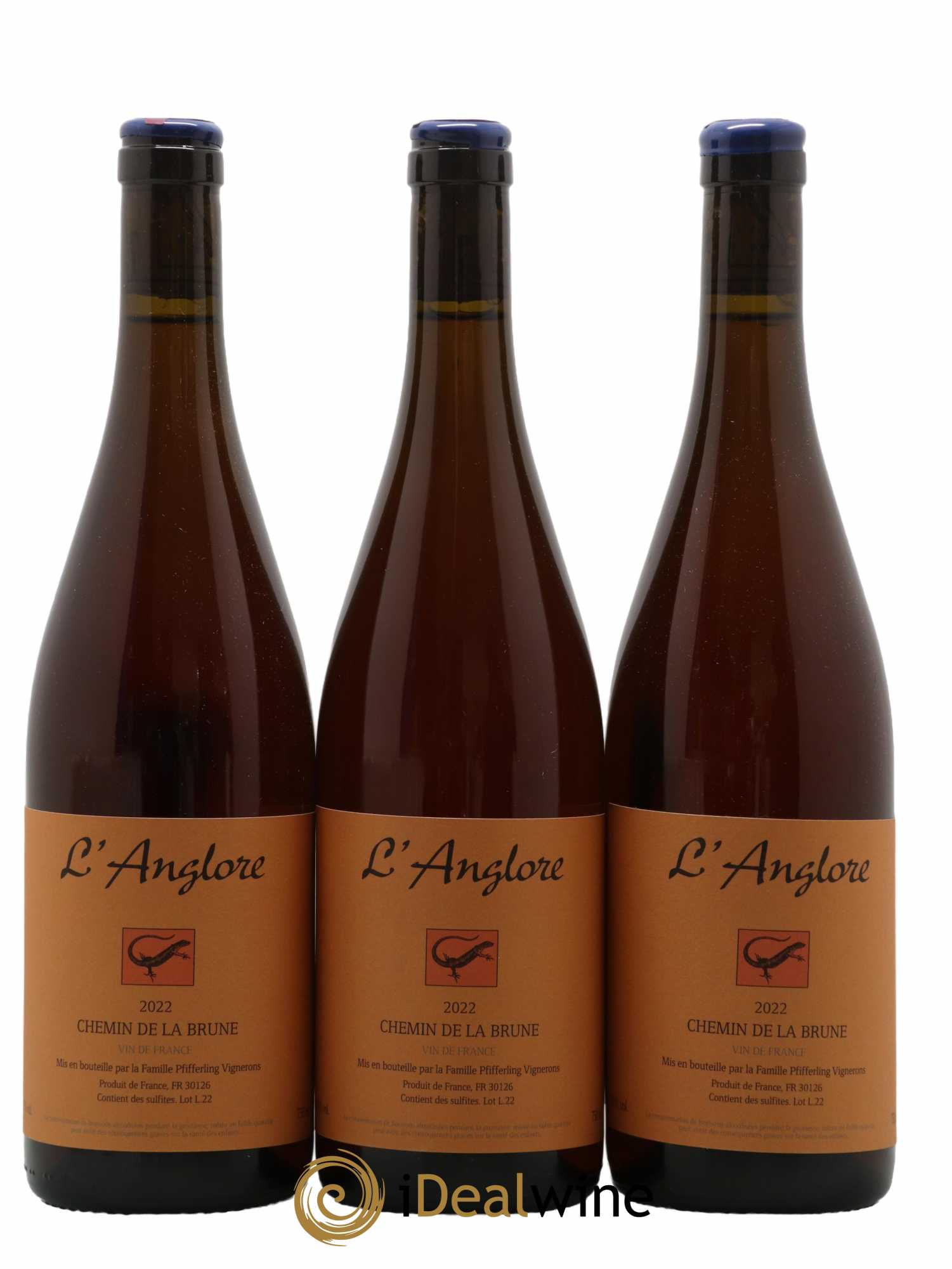 Vin de France Chemin de la brune L'Anglore 2022 - Lot de 6 bouteilles - 1