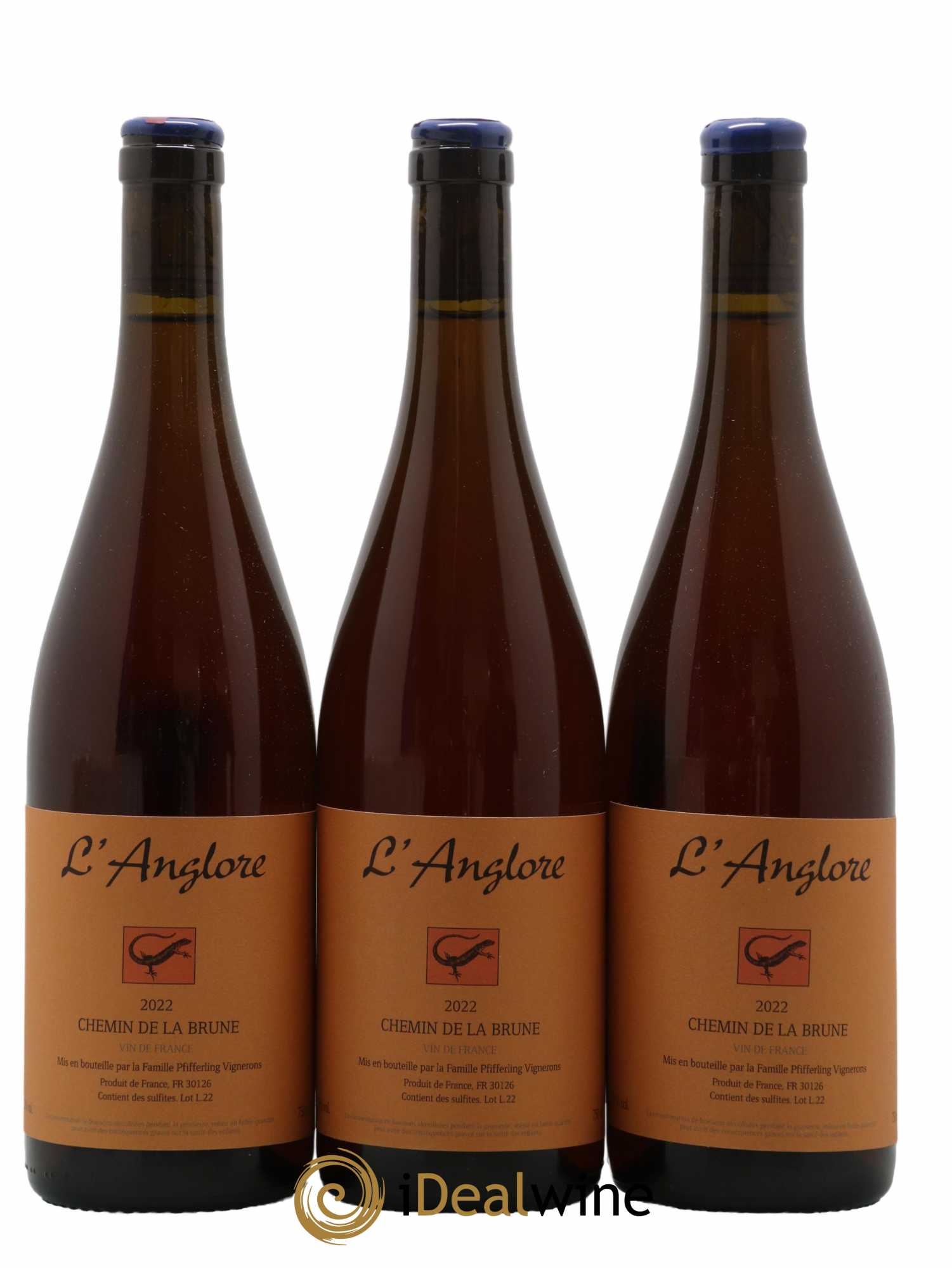 Vin de France Chemin de la brune L'Anglore 2022 - Lot de 6 bouteilles - 2