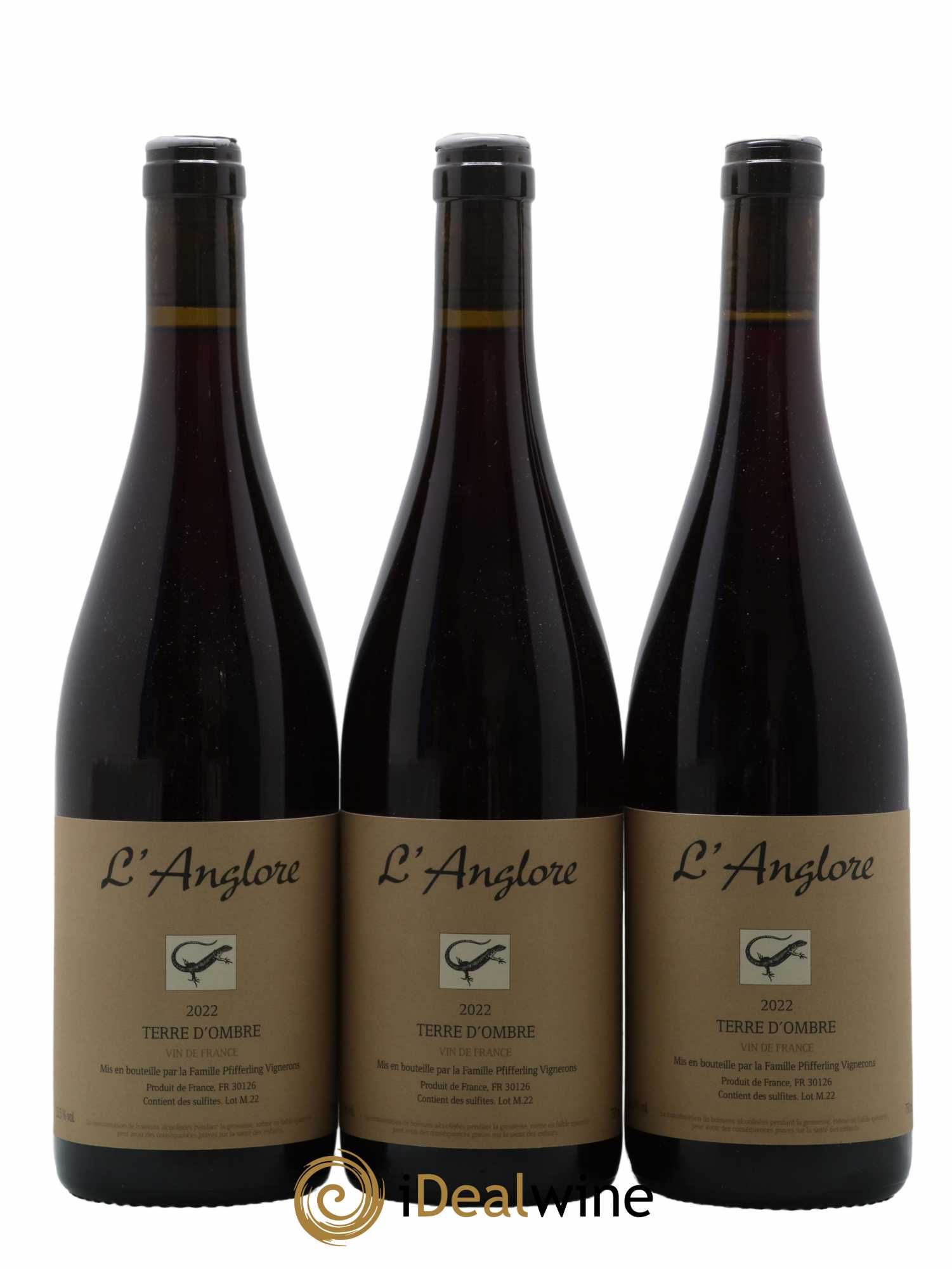 Vin de France Terre d'Ombre L'Anglore 2022 - Lot de 6 bouteilles - 2