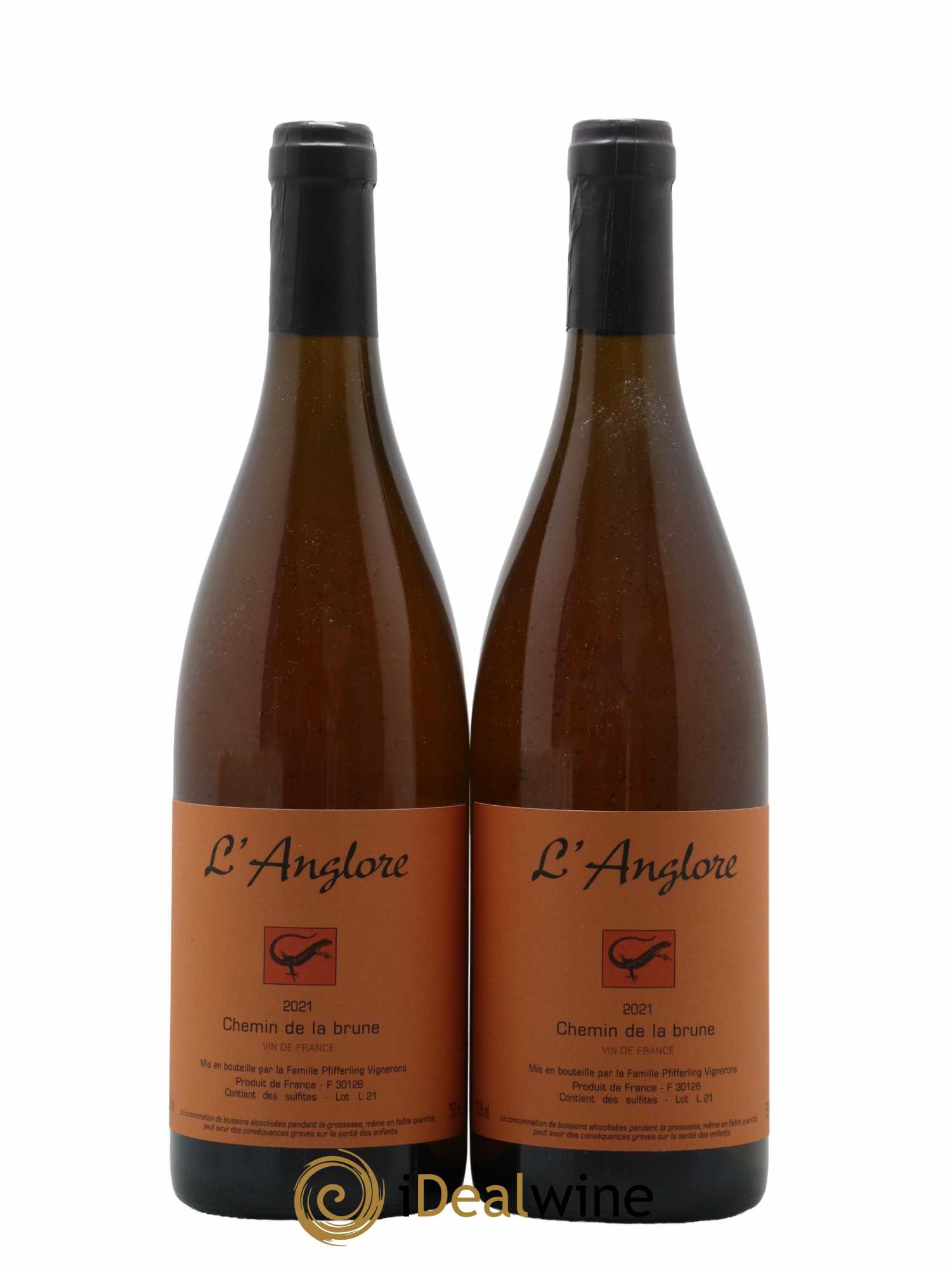 Vin de France Chemin de la brune L'Anglore 2021 - Lot de 2 bouteilles - 0