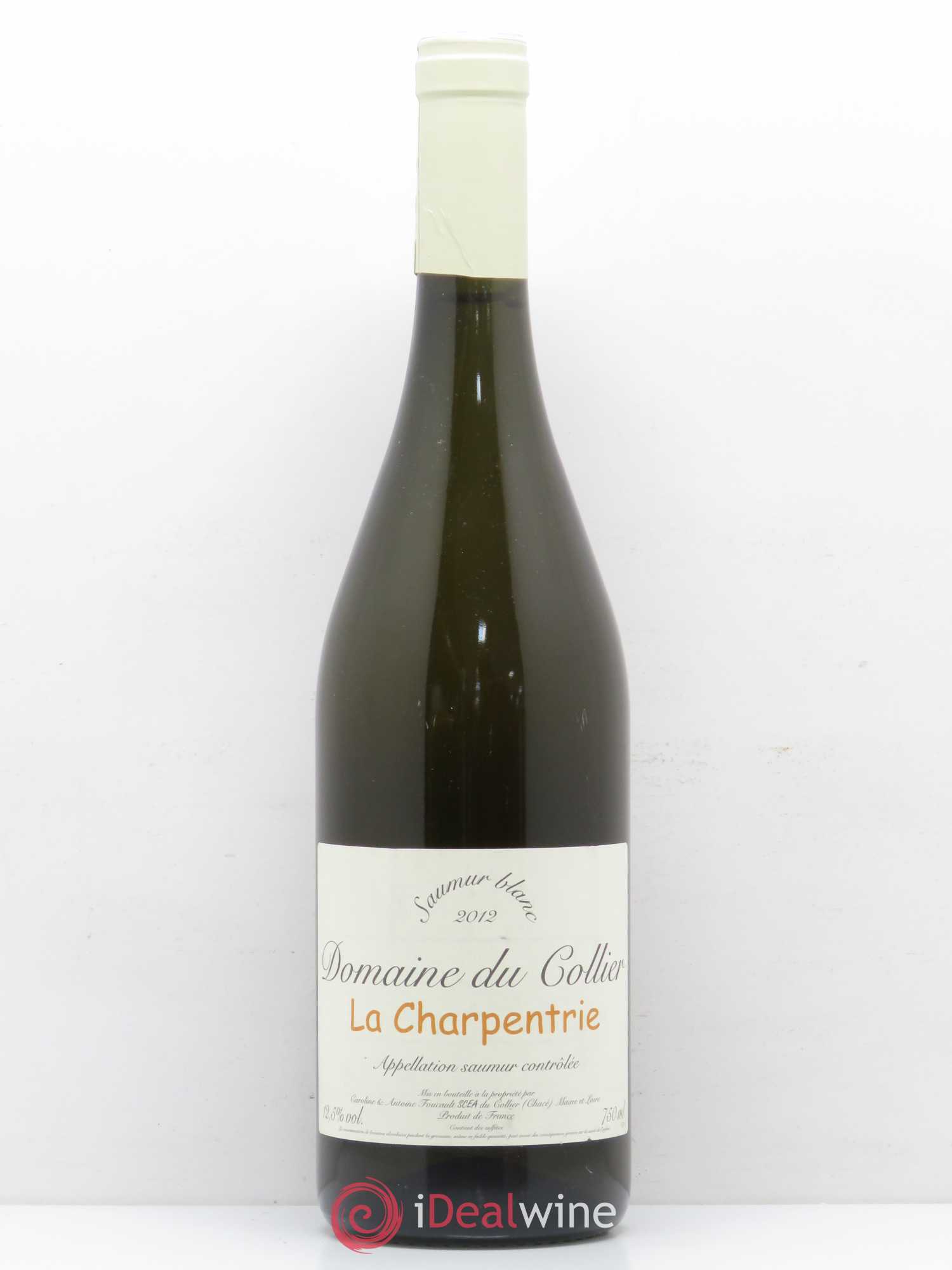 Saumur La Charpentrie Domaine du Collier 2012 - Lot de 1 bouteille - 0
