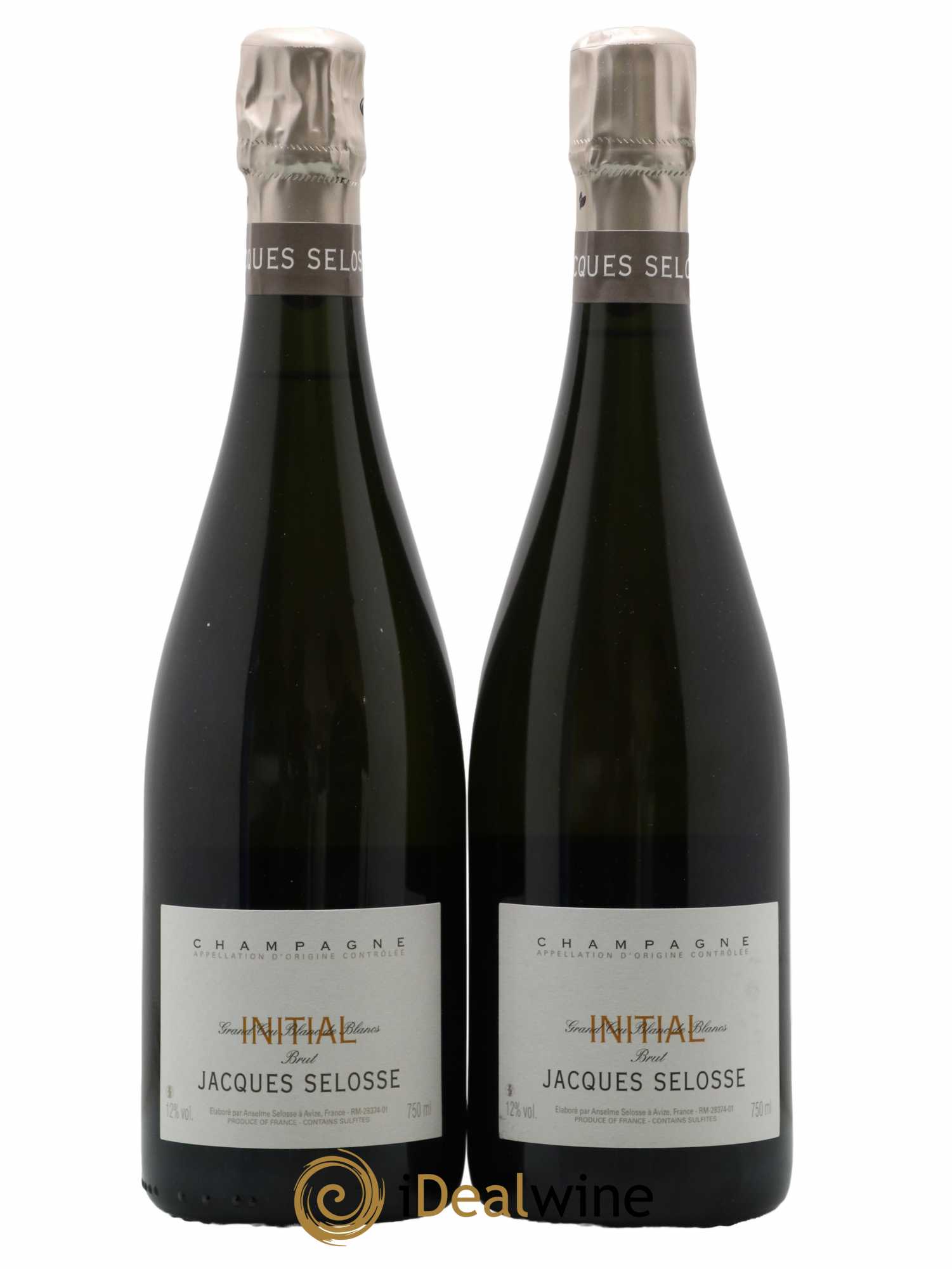 Initial Brut Jacques Selosse - Lot de 2 bouteilles - 0