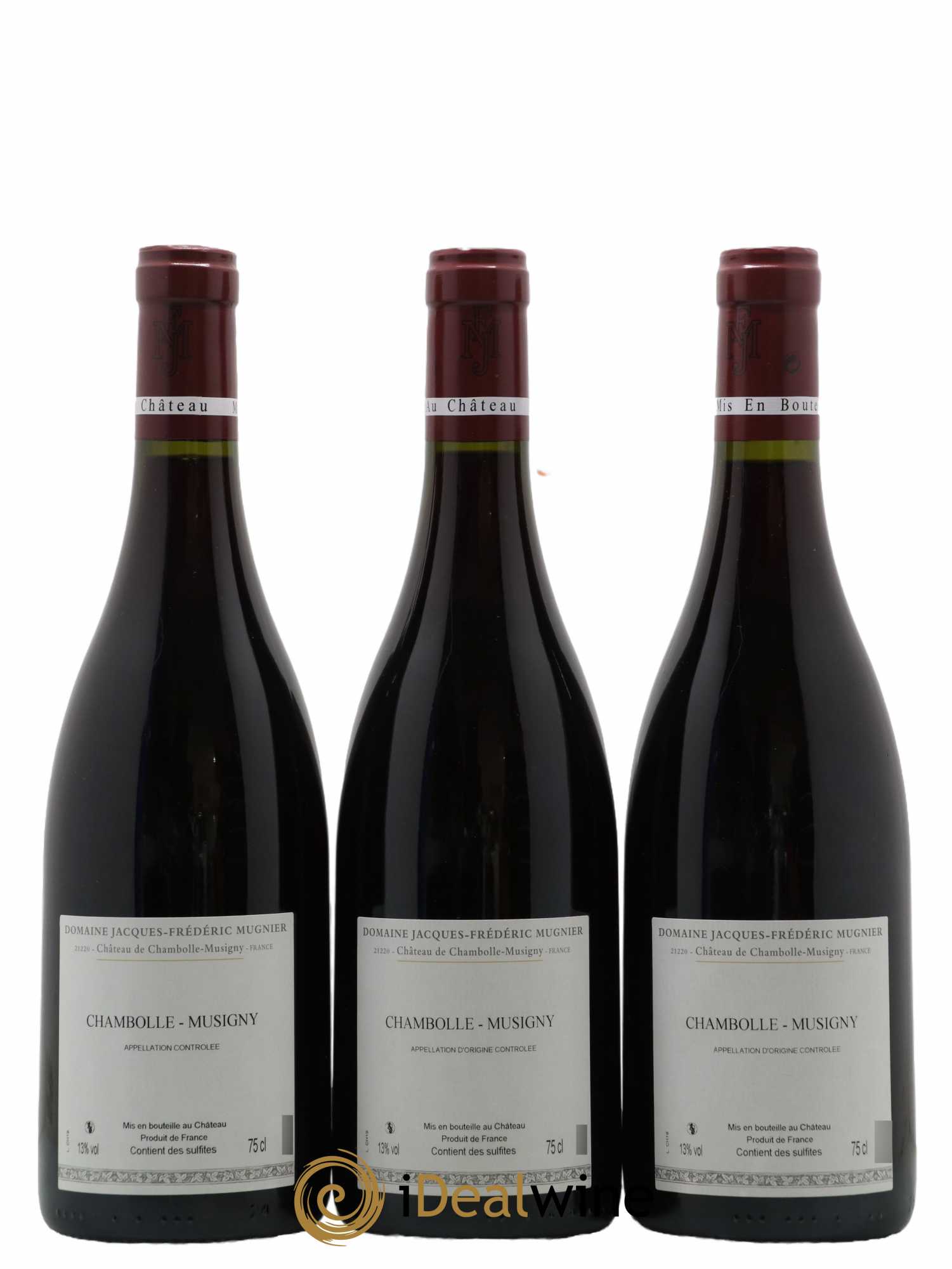 Chambolle-Musigny Jacques-Frédéric Mugnier 2019 - Lot de 3 bouteilles - 1