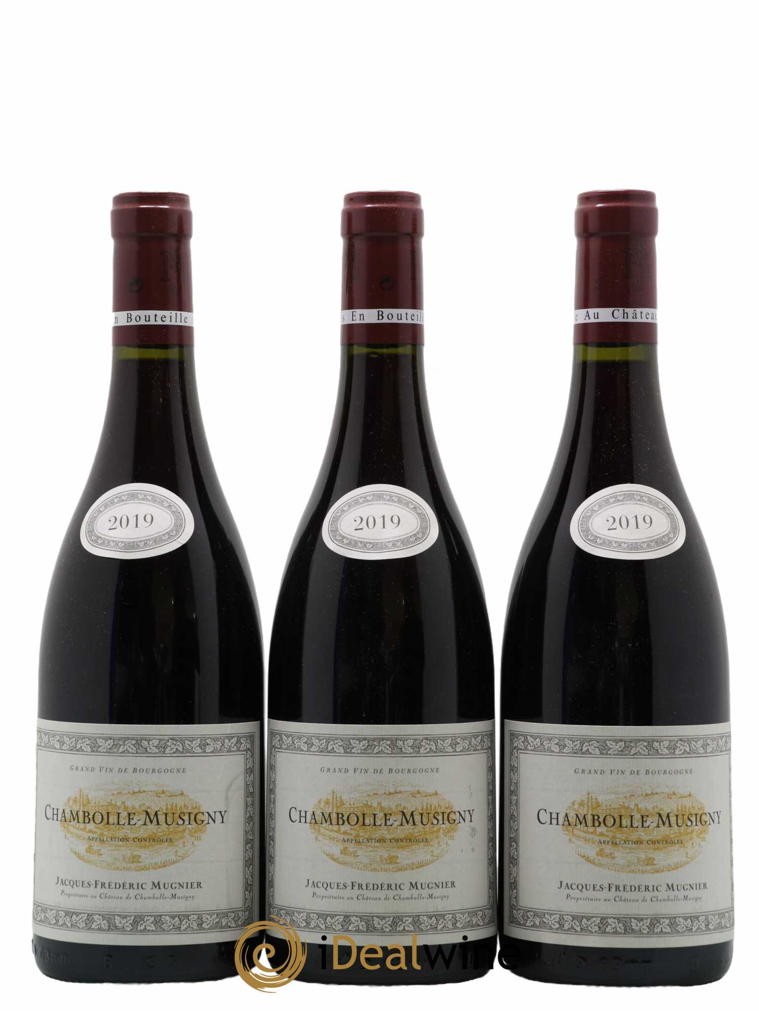 Chambolle-Musigny Jacques-Frédéric Mugnier 2019 - Lot de 3 bouteilles - 0
