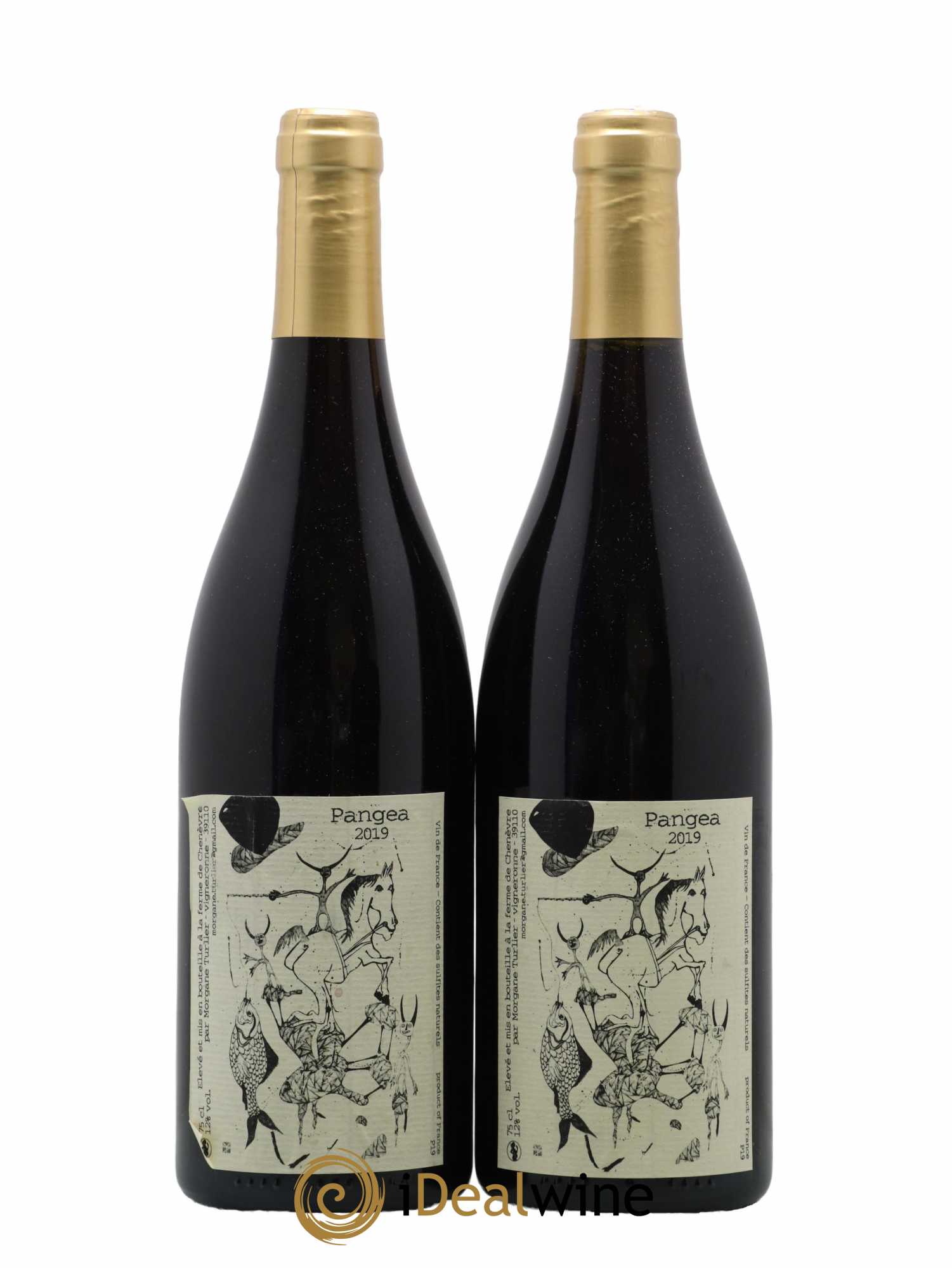 Vin de France Pangea Morgane Turlier 2019 - Lot de 2 bouteilles - 0