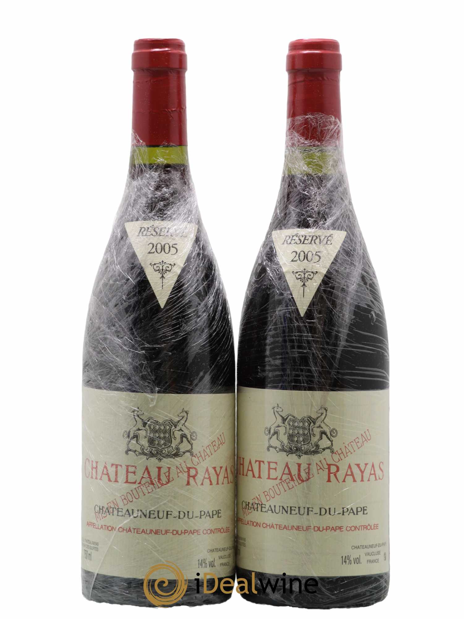 Châteauneuf-du-Pape Château Rayas Emmanuel Reynaud 2005 - Lot de 2 bouteilles - 0