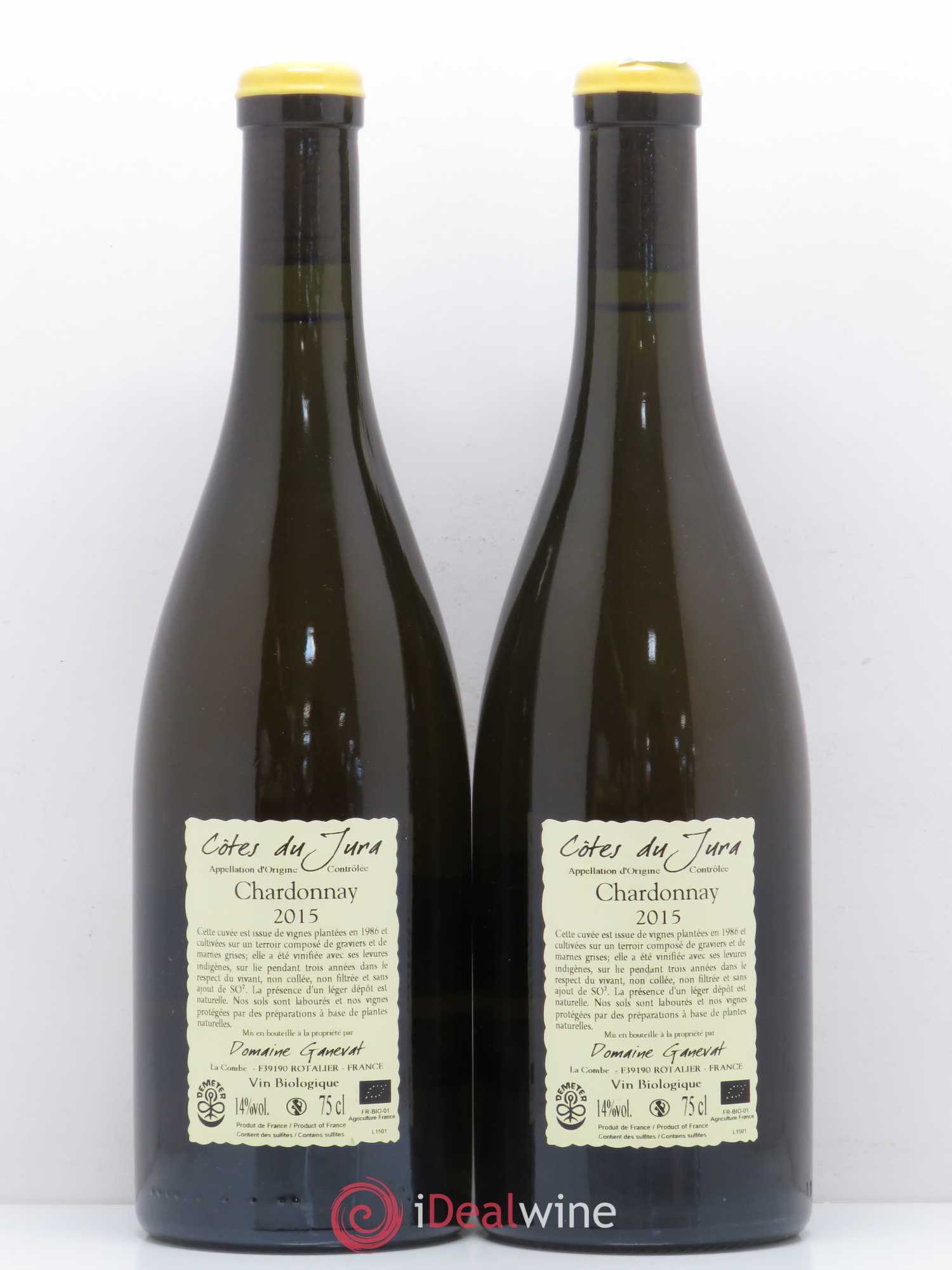 Côtes du Jura Cuvée Florine Jean-François Ganevat (Domaine) 2015 - Lot de 2 bouteilles - 1