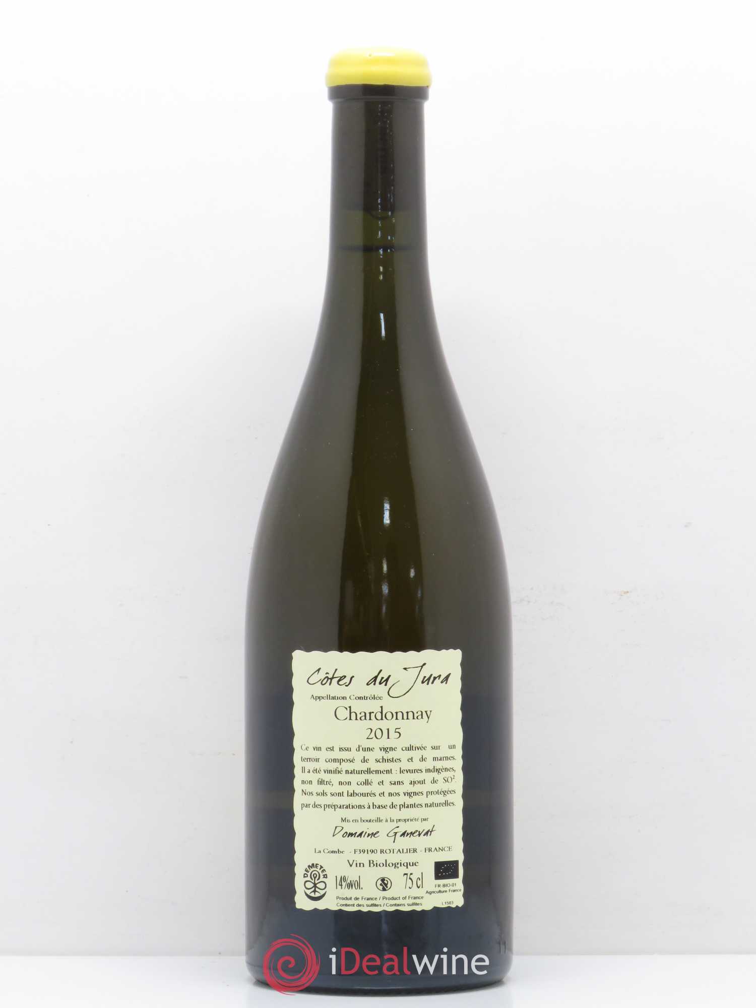 Côtes du Jura Grusse en Billat Jean-François Ganevat (Domaine) 2015 - Lot de 1 bouteille - 1