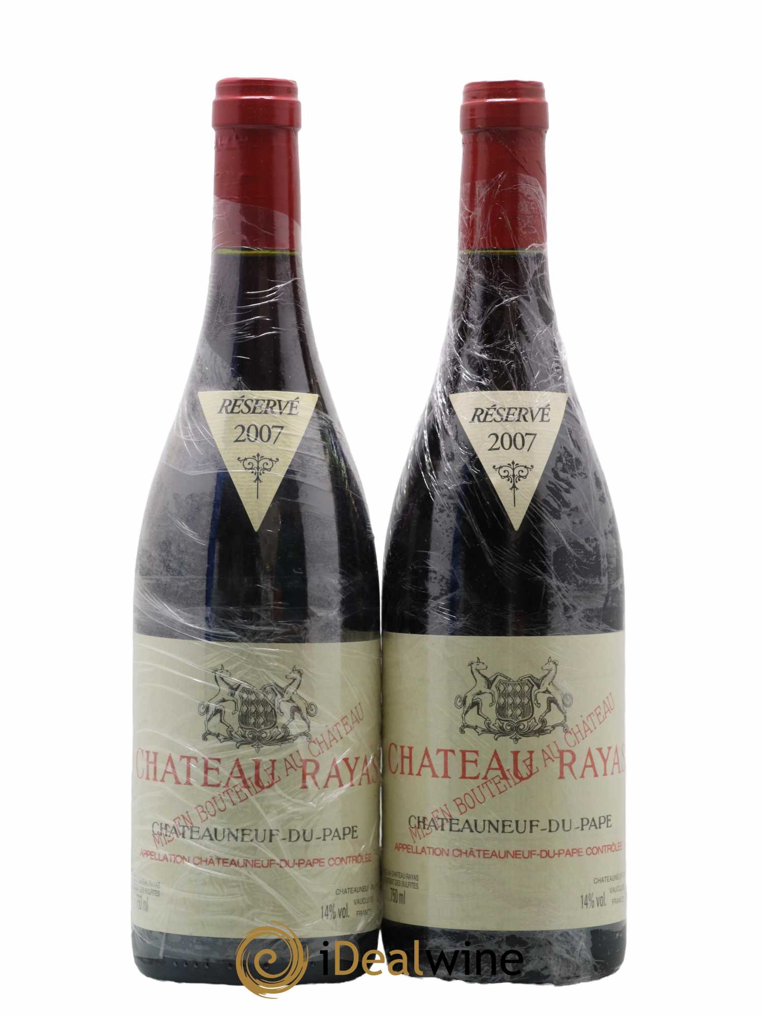 Châteauneuf-du-Pape Château Rayas Emmanuel Reynaud 2007 - Lot de 2 bouteilles - 0