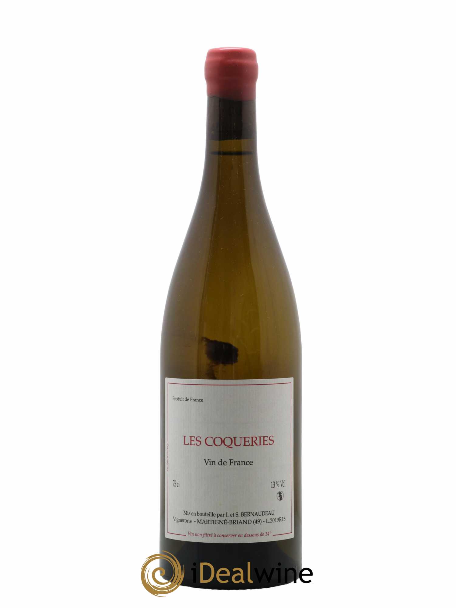 Vin de France Les Coqueries Stéphane Bernaudeau (Domaine) 2019 - Lot de 1 bouteille - 0