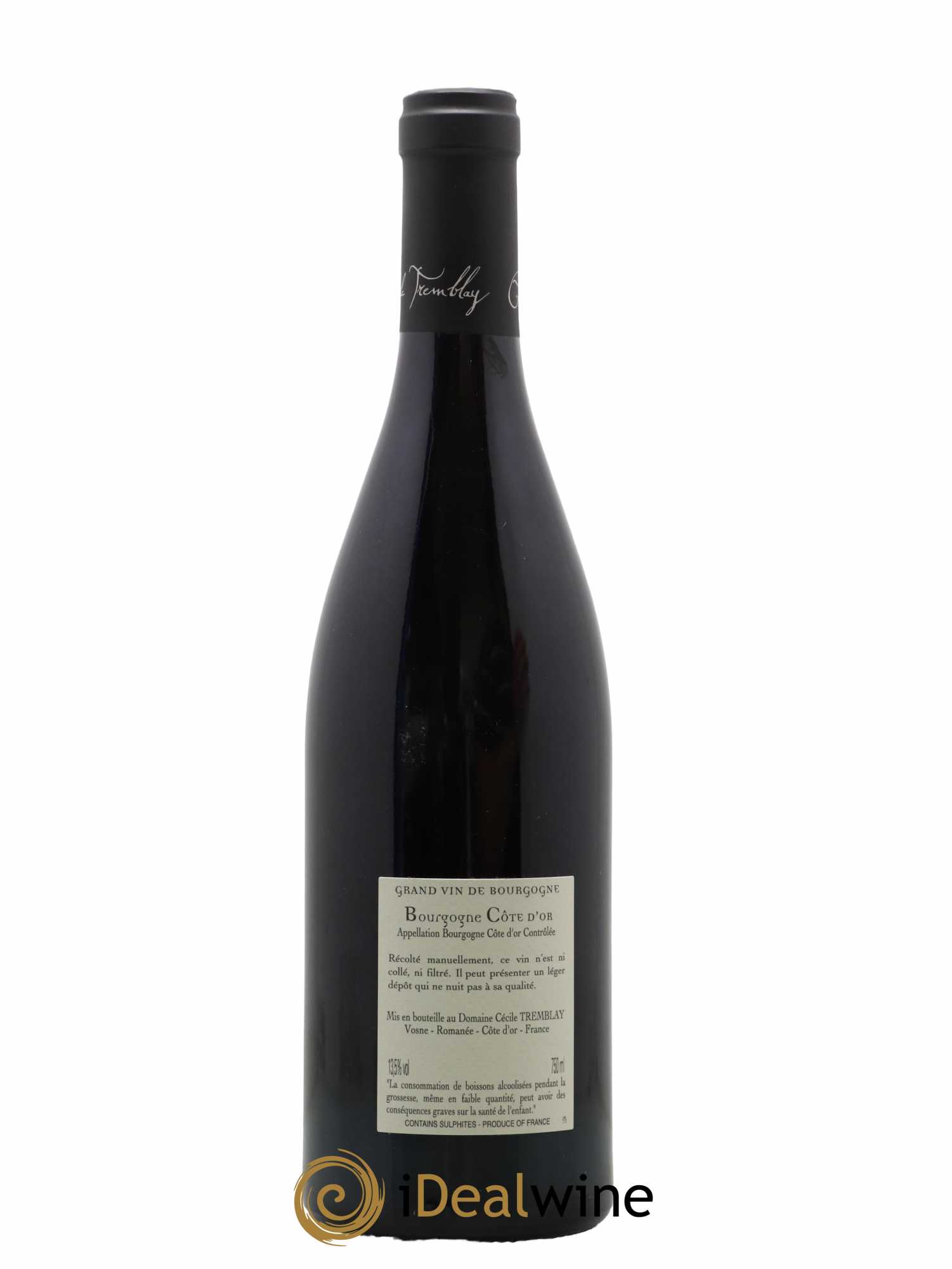 Bourgogne Côte-d'Or Cécile Tremblay 2020 - Posten von 1 Flasche - 1