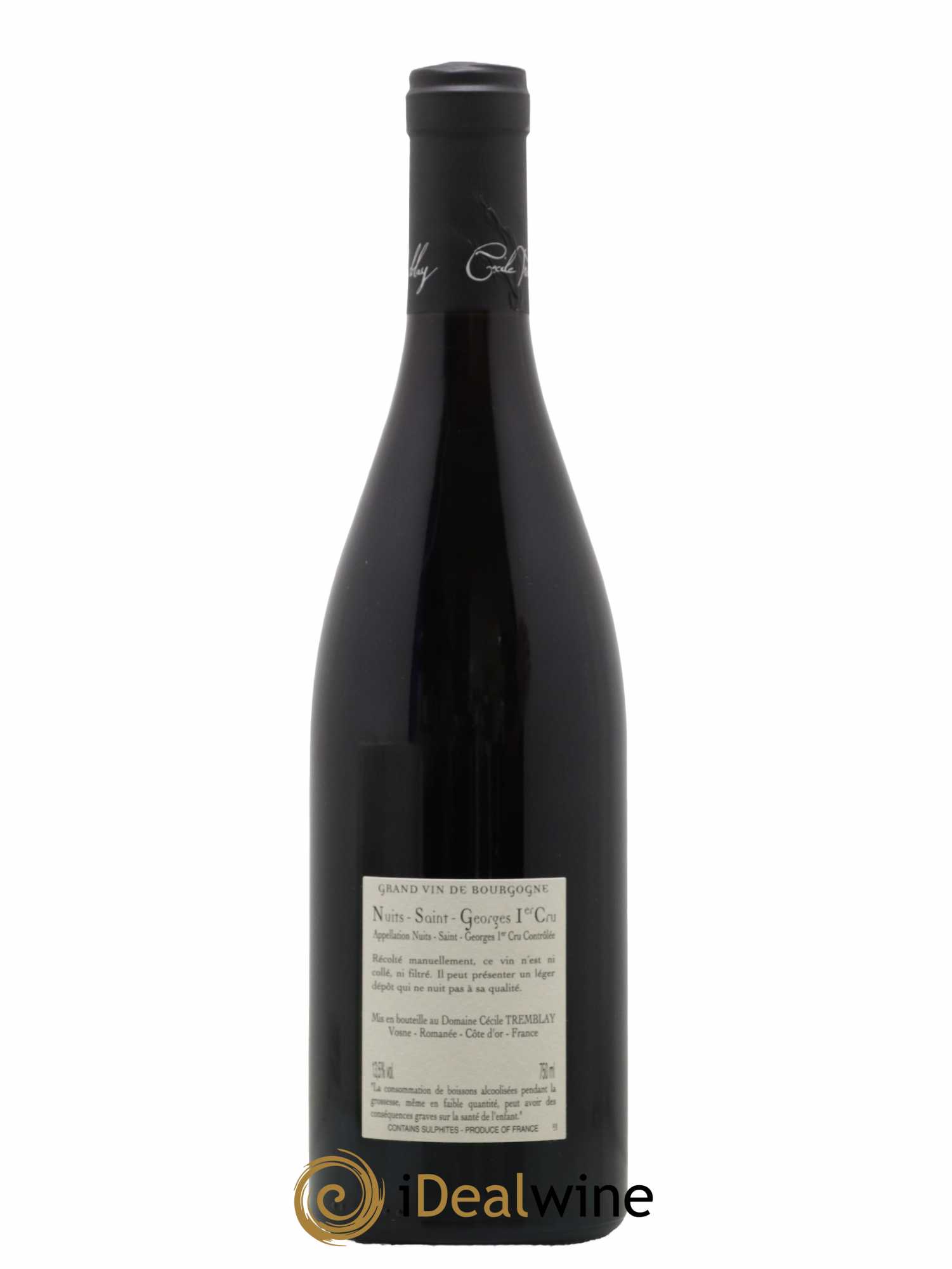 Nuits-Saint-Georges 1er Cru Les Murgers Cécile Tremblay 2019 - Lot de 1 bouteille - 1