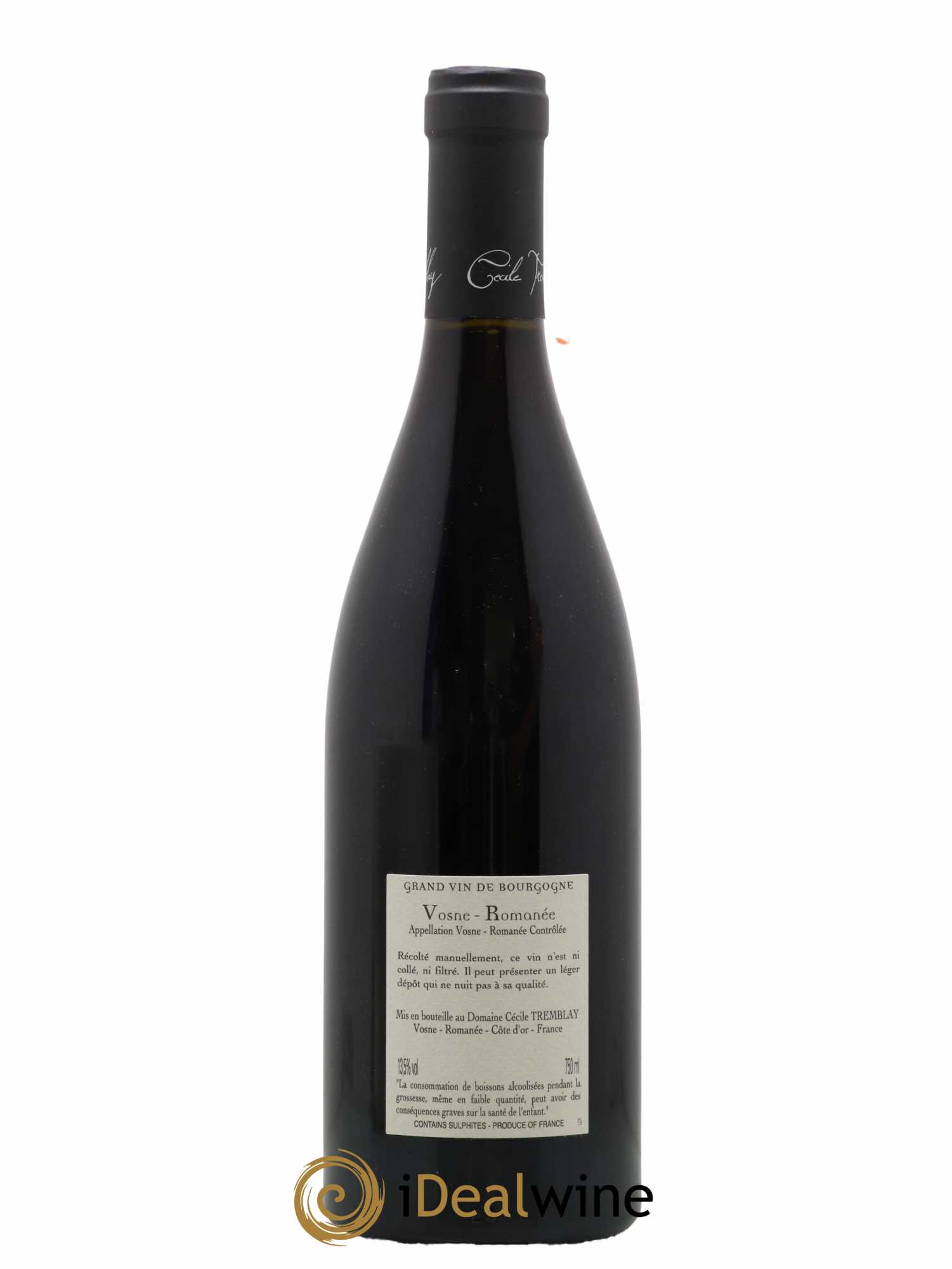 Vosne-Romanée Vieilles Vignes Cécile Tremblay 2018 - Lot de 1 bouteille - 1