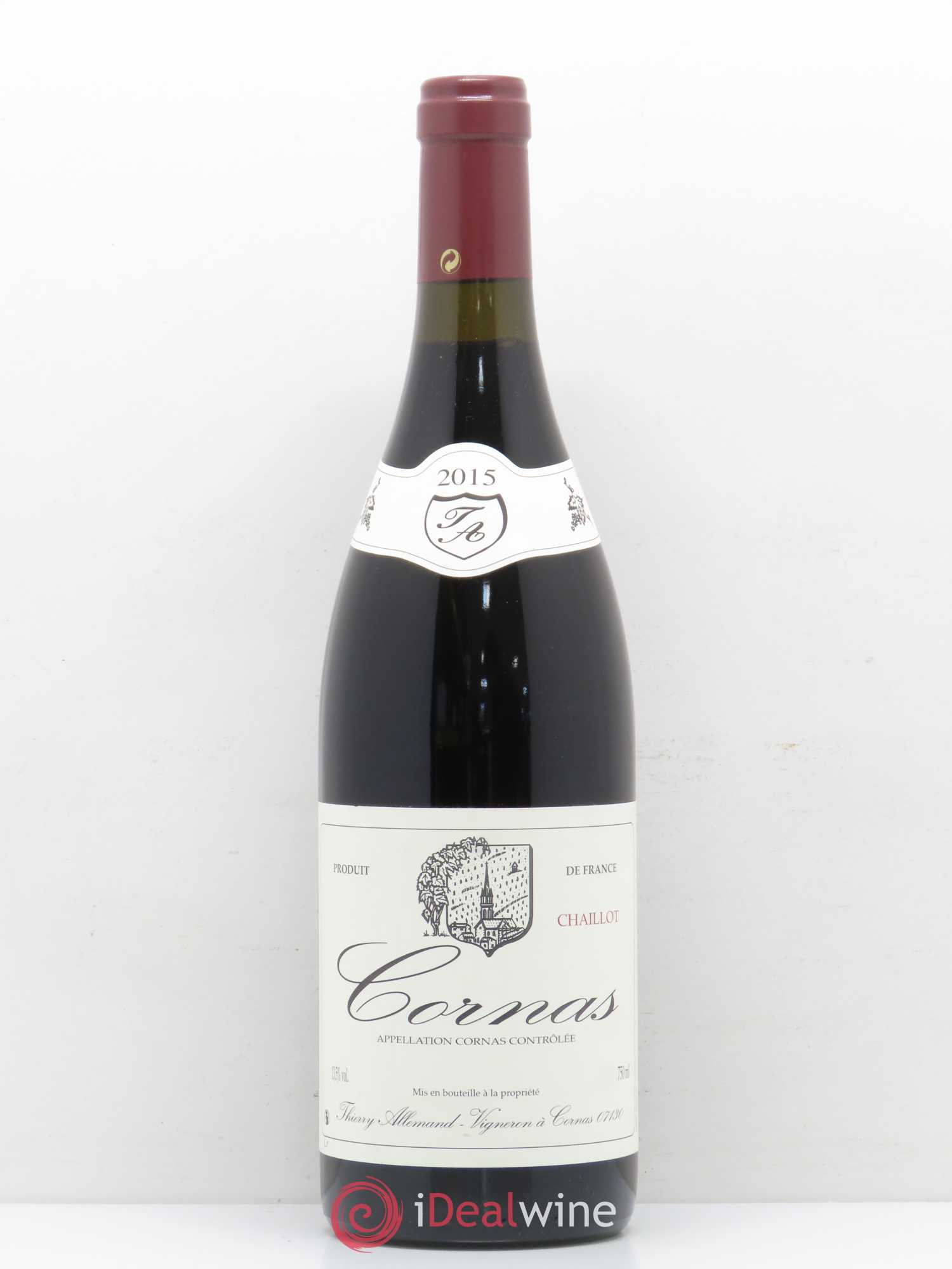 Cornas Chaillot Thierry Allemand 2015 - Lot de 1 bouteille - 0