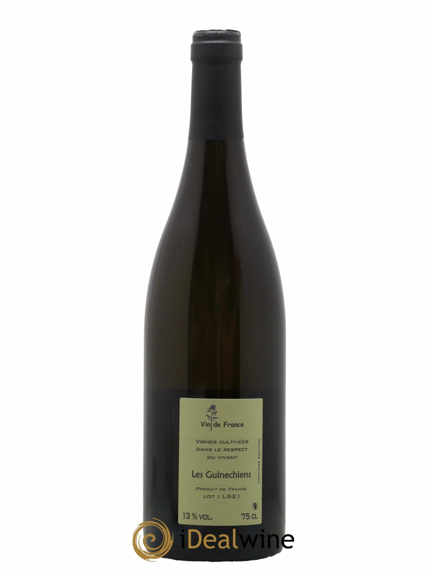Vin de France Les Guinechiens Benoit Courault 2021 - Lot de 1 bouteille - 1