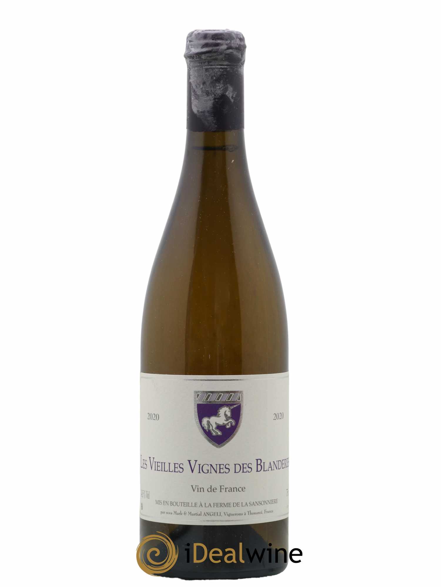 Anjou Les Vieilles Vignes des Blanderies Mark Angeli (Domaine) - Ferme de la Sansonnière 2020 - Lot de 1 bouteille - 0