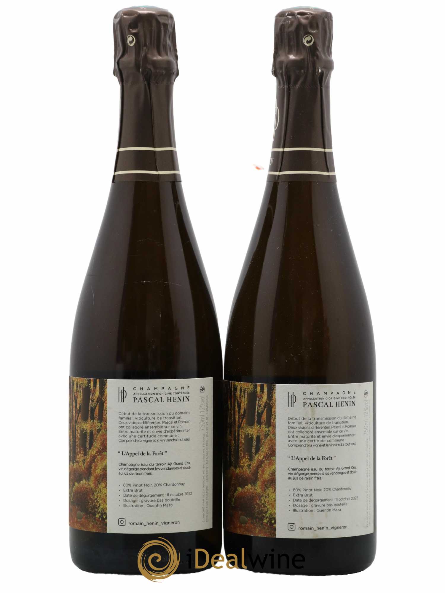 L'Appel de la Fôret Romain Henin - Lot de 2 bouteilles - 1