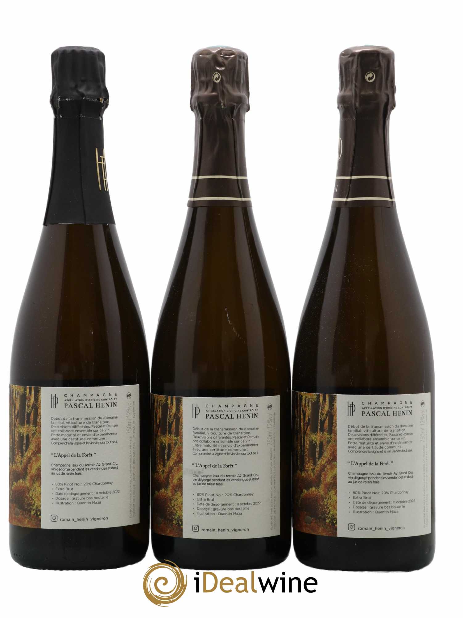 L'Appel de la Fôret Romain Henin - Lot de 3 bouteilles - 1