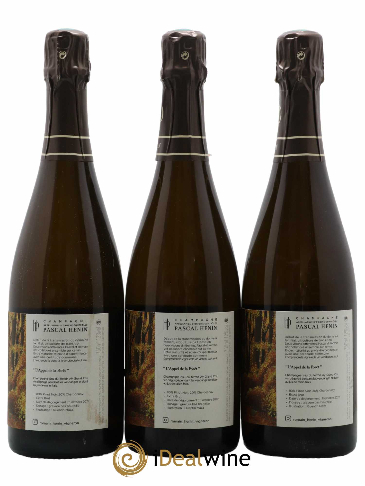 L'Appel de la Fôret Romain Henin - Lot de 6 bouteilles - 2