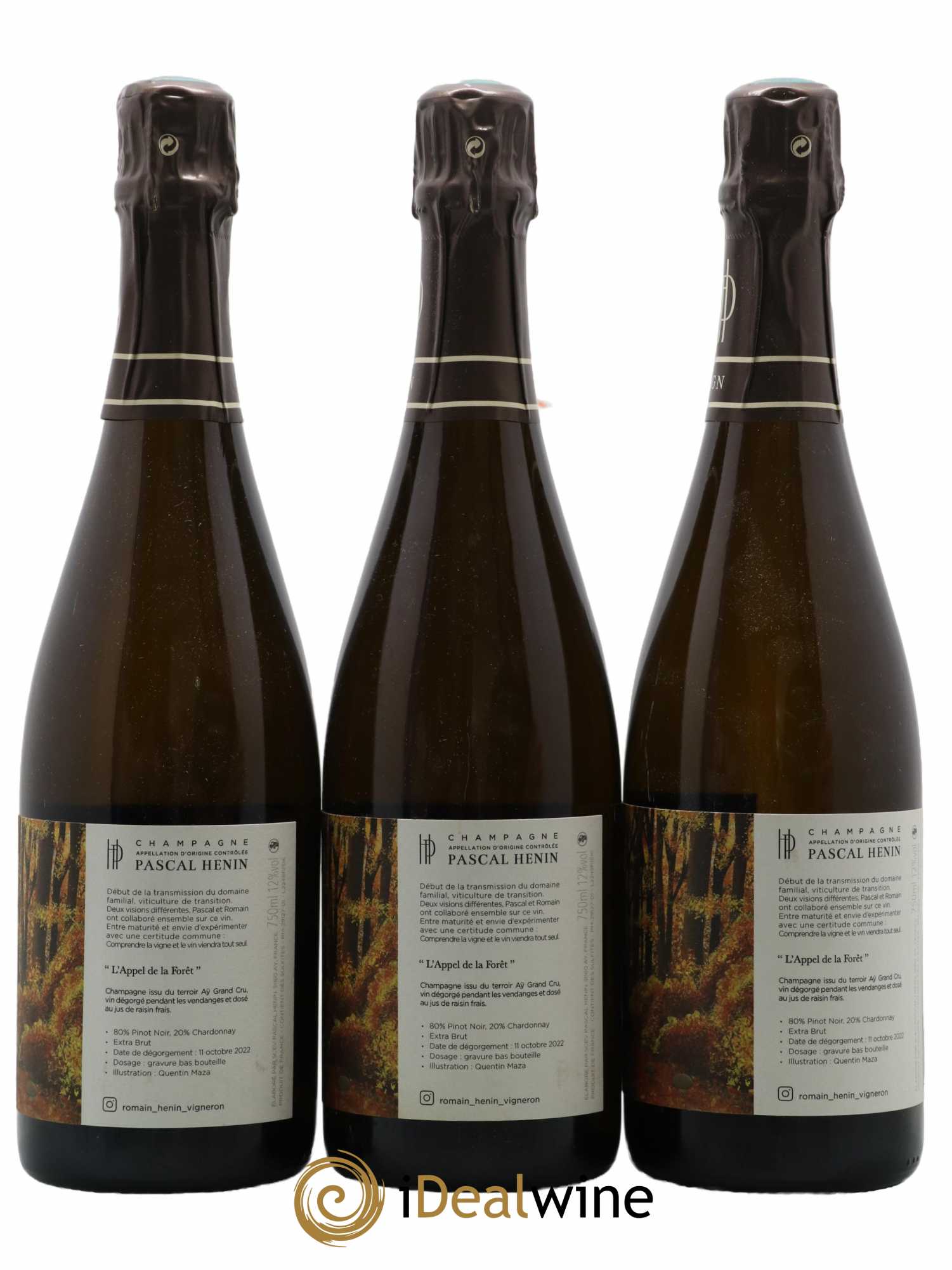 L'Appel de la Fôret Romain Henin - Lot de 6 bouteilles - 4