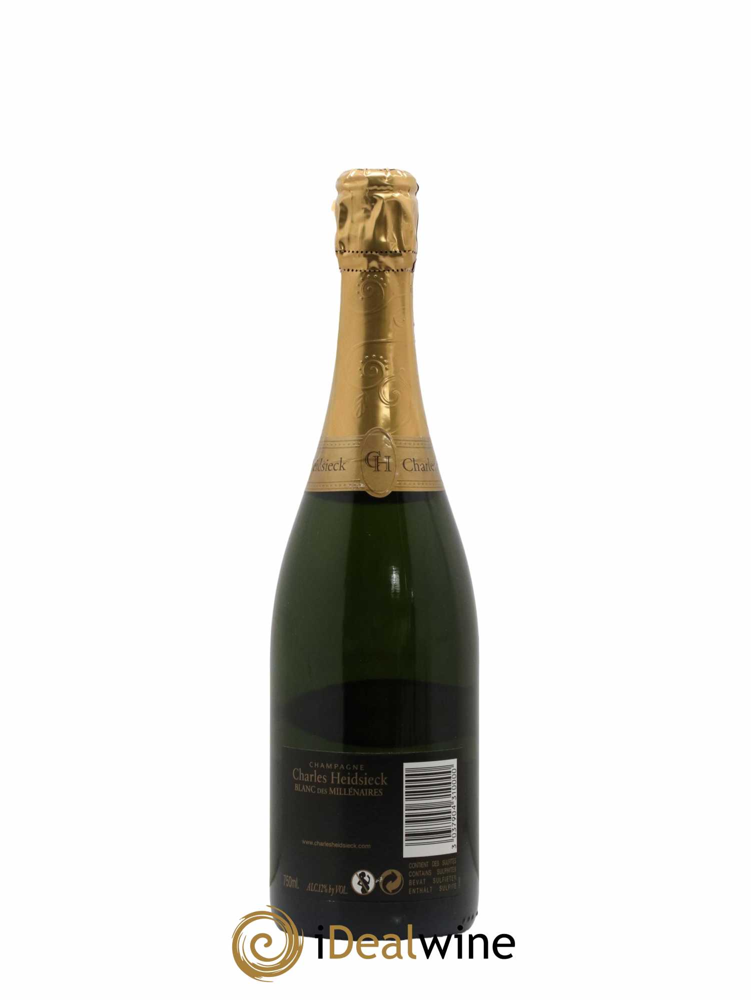 Blanc de Blancs Blanc des Millénaires Brut Charles Heidsieck 1995 - Lot de 1 bouteille - 1