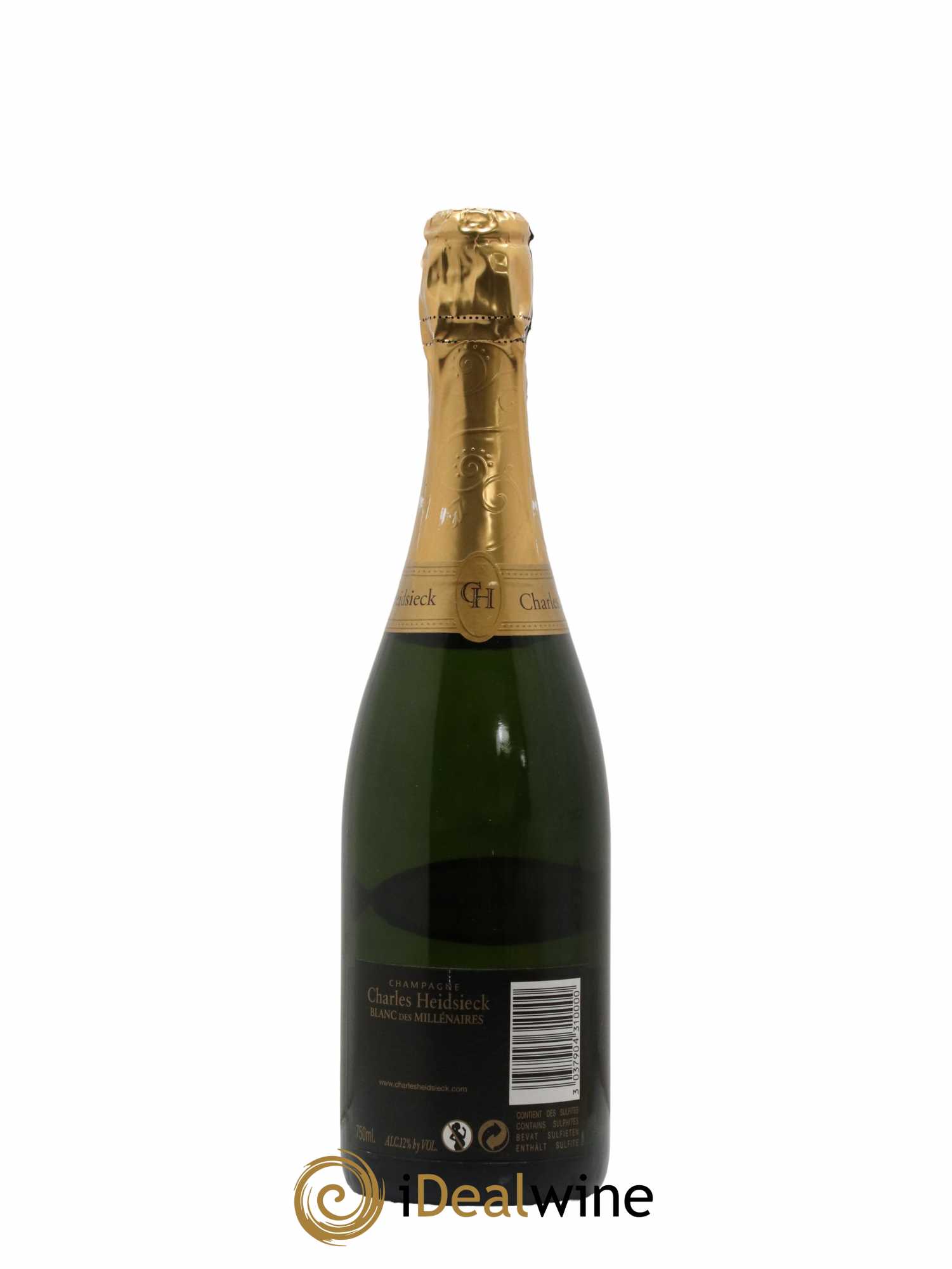 Blanc de Blancs Blanc des Millénaires Brut Charles Heidsieck 1995 - Lot de 1 bouteille - 1