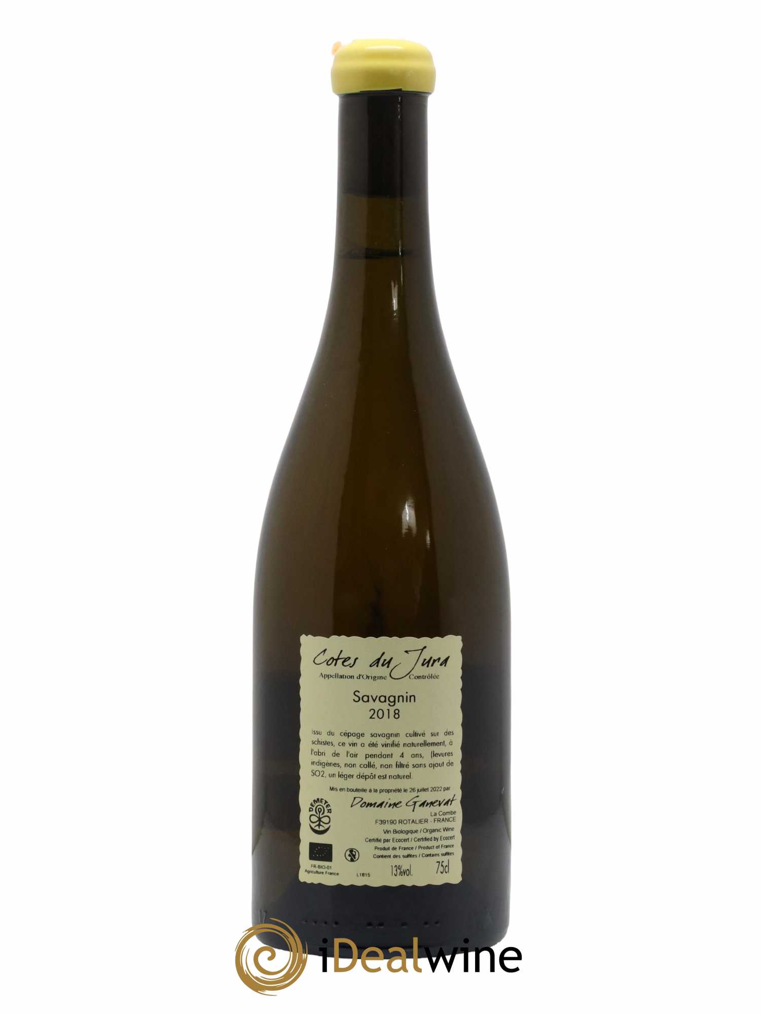 Côtes du Jura Savagnin En Billat Jean-François Ganevat (Domaine) 2018 - Lot de 1 bouteille - 1