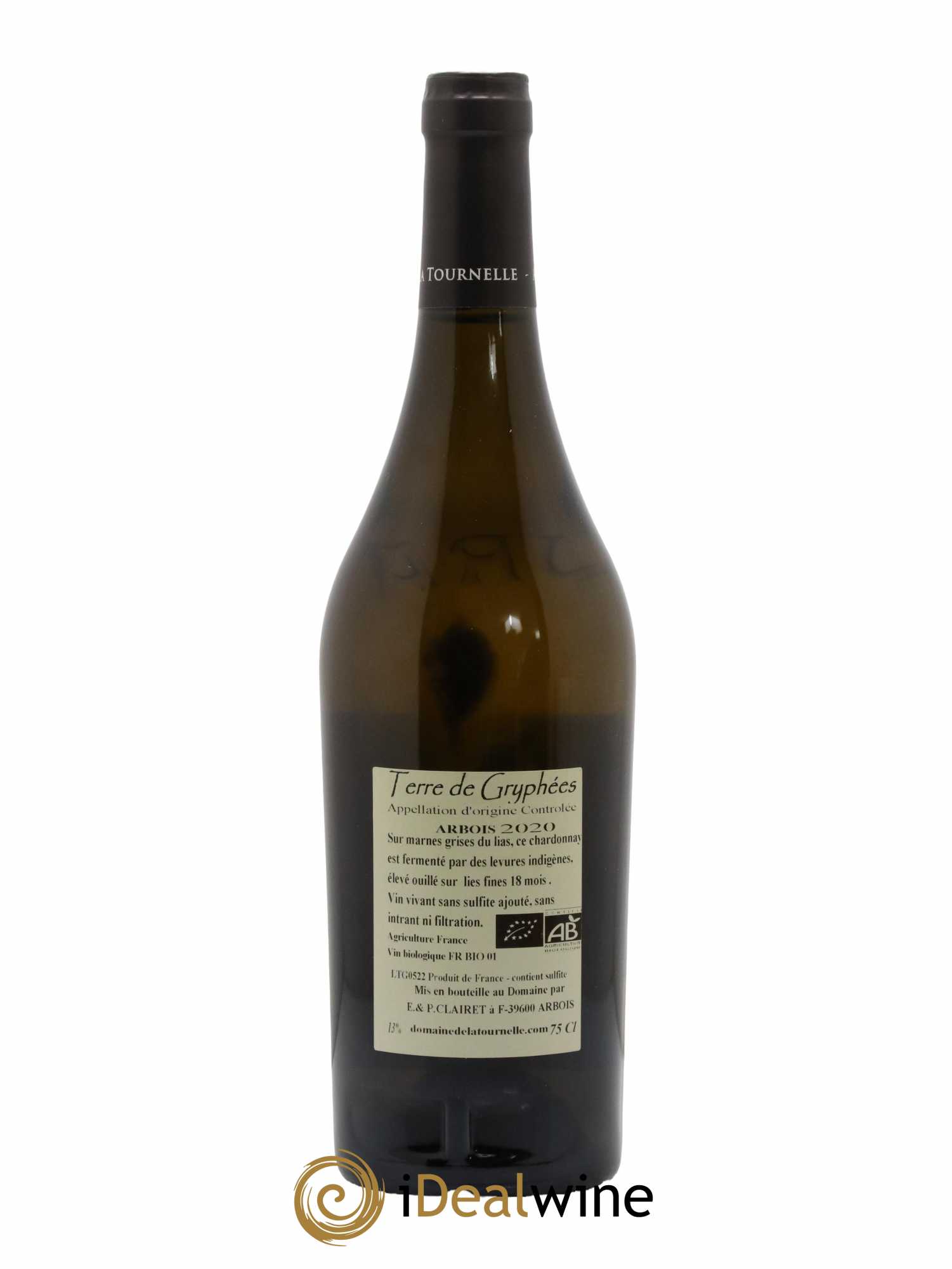 Arbois Terre De Gryphées Domaine de la Tournelle 2020 - Lot de 1 bouteille - 1