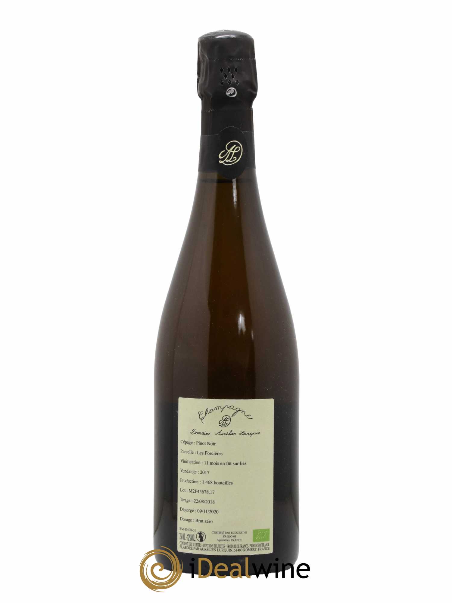 Pinot Noir Les Forcières Aurélien Lurquin 2017 - Lot de 1 bouteille - 1
