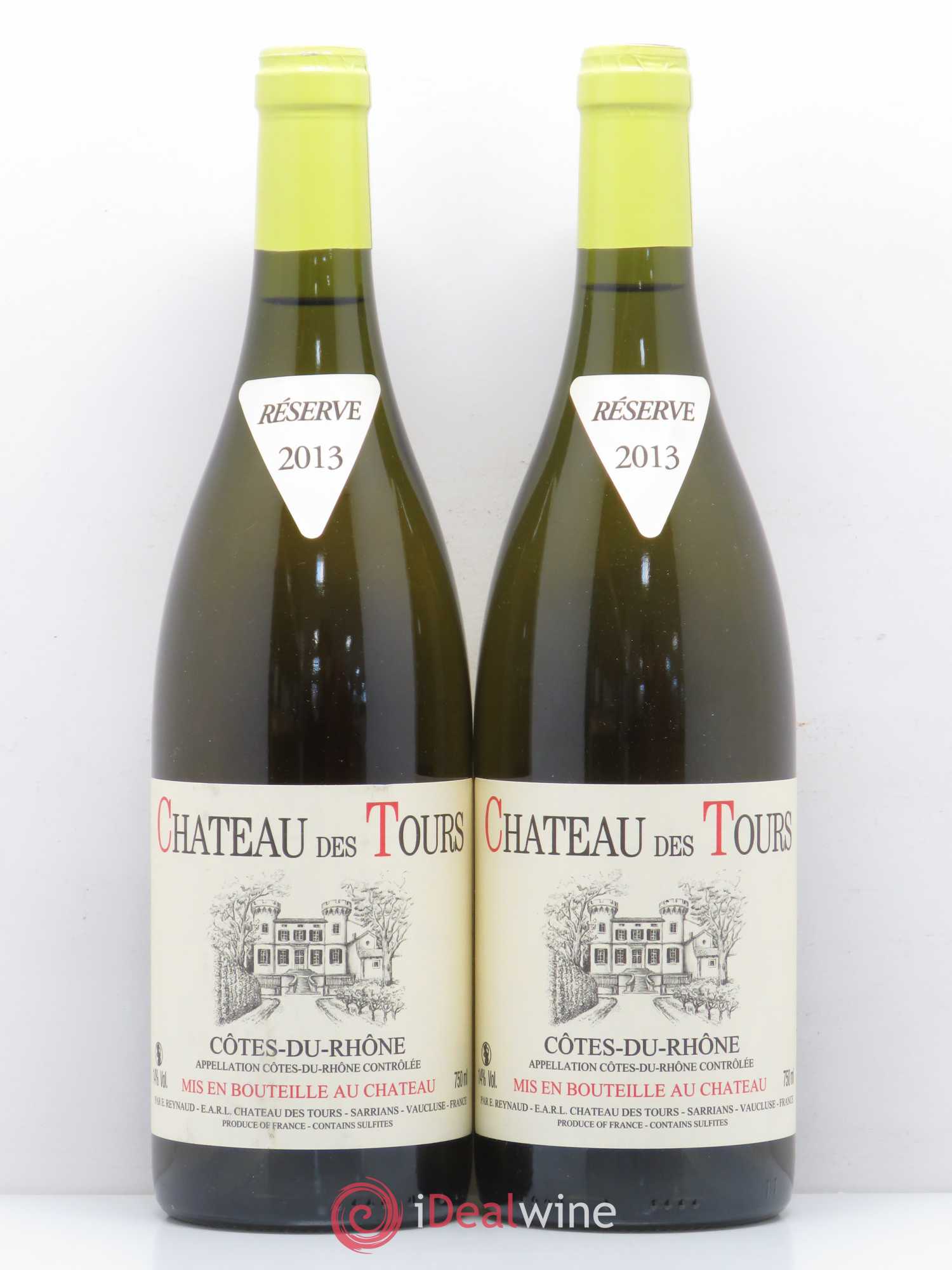Côtes-du-Rhône Château des Tours Emmanuel Reynaud 2013 - Lot de 2 bouteilles - 0