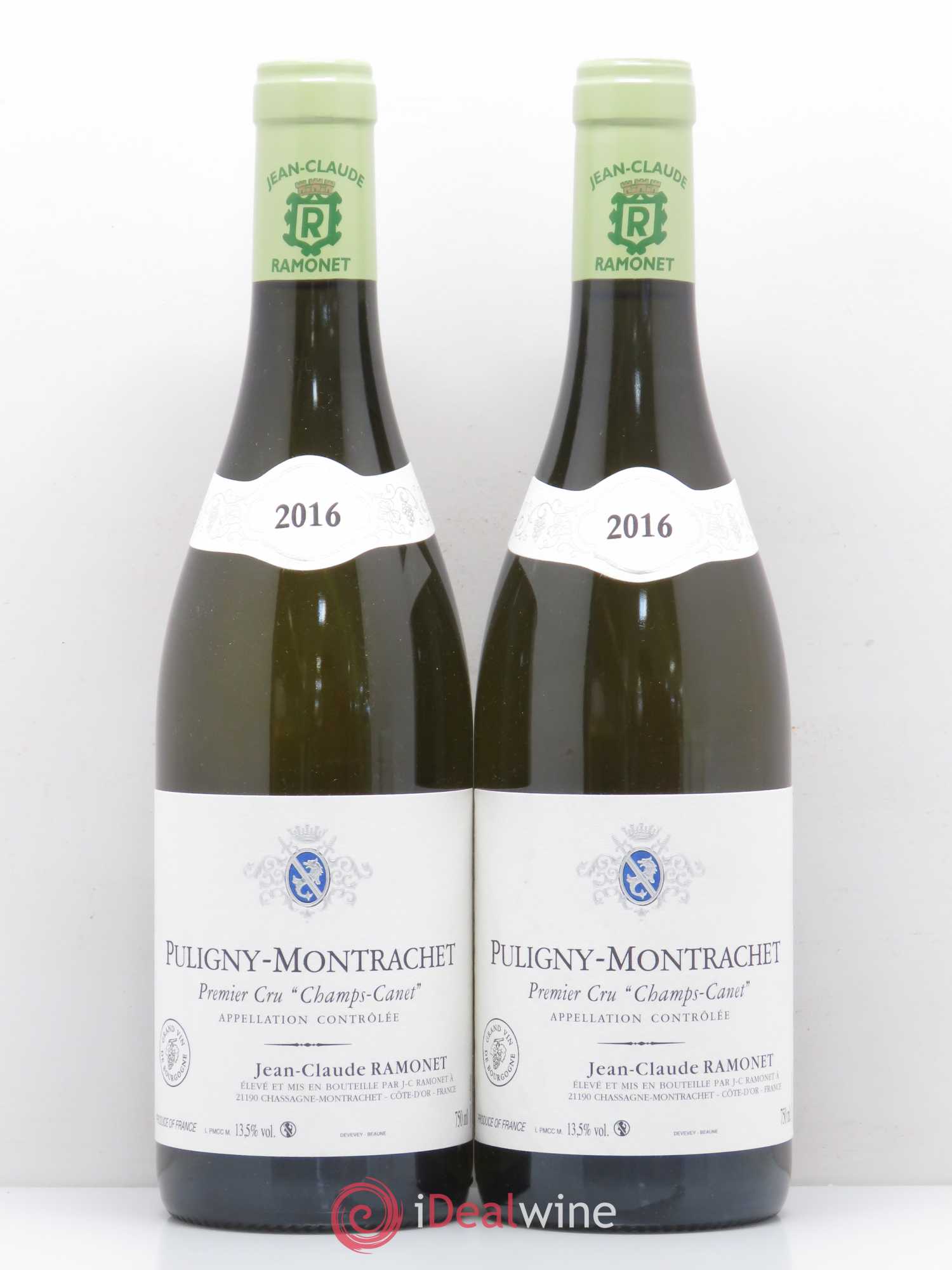 Puligny-Montrachet 1er Cru Champs Canet Ramonet (Domaine) 2016 - Lot de 2 bouteilles - 0