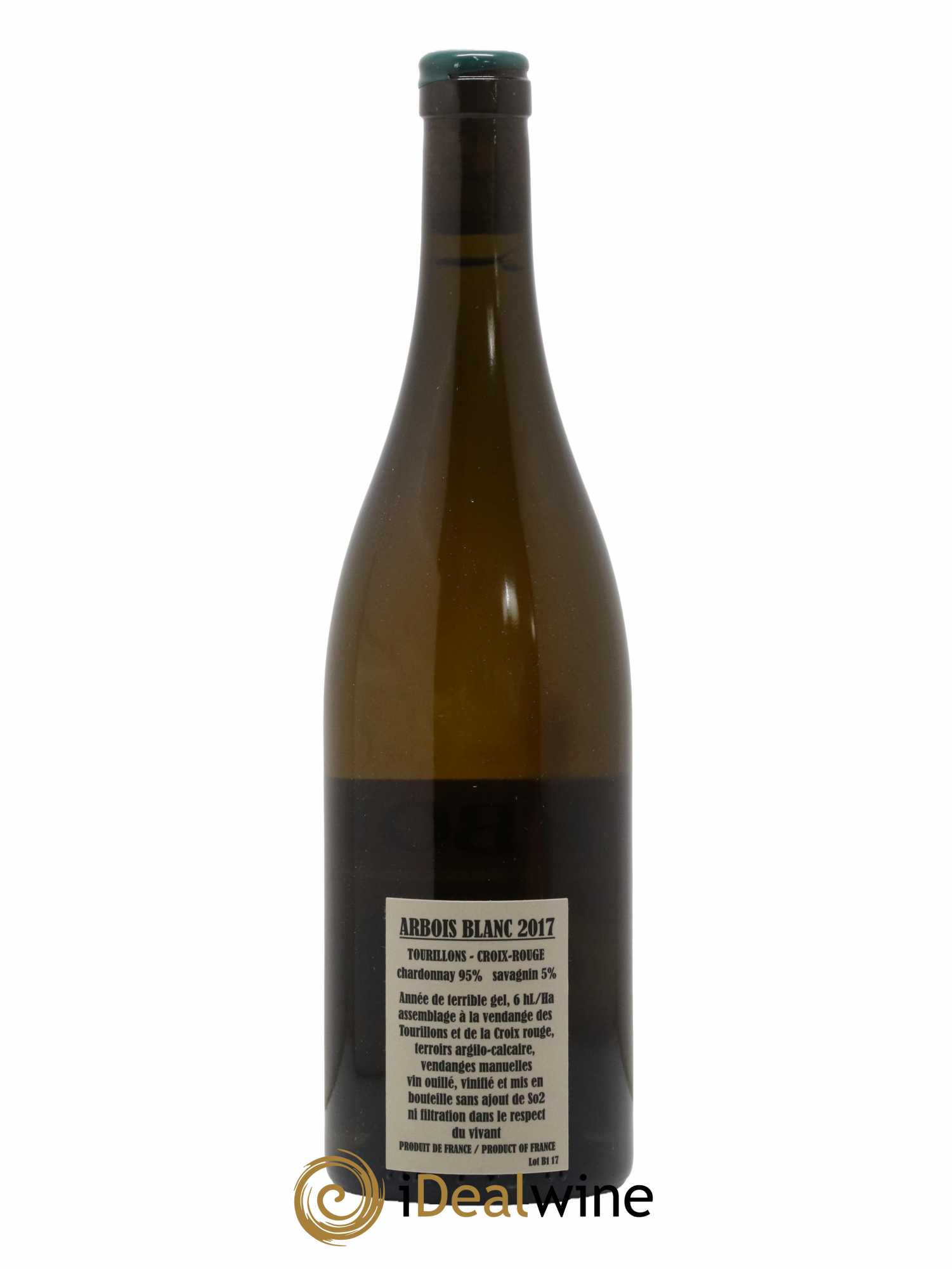 Arbois Tourillons-Croix Rouge Adeline Houillon & Renaud Bruyère 2017 - Lot de 1 bouteille - 1