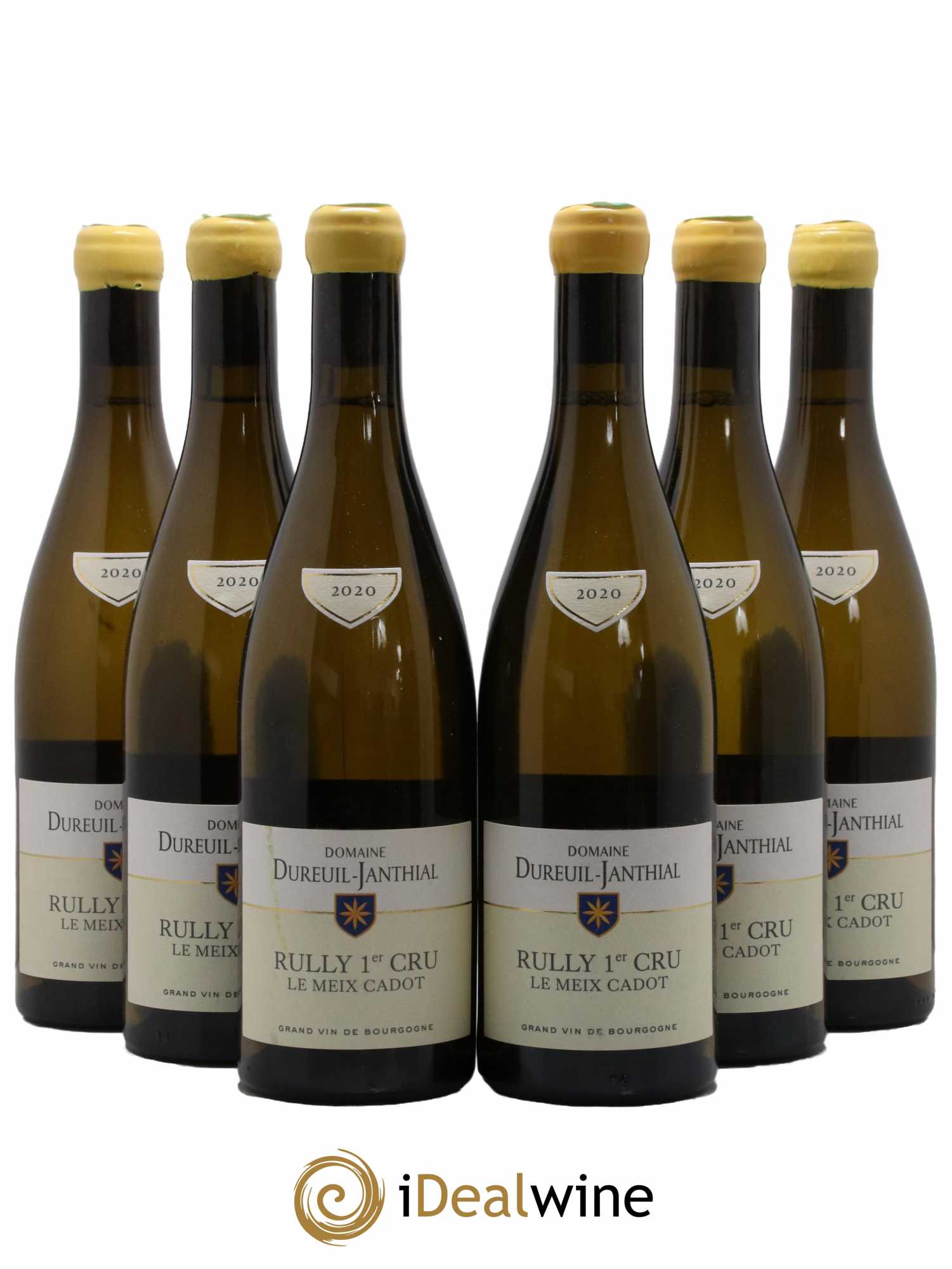 Rully 1er Cru Le Meix Cadot Vincent Dureuil-Janthial 2020 - Lot de 6 bouteilles - 0