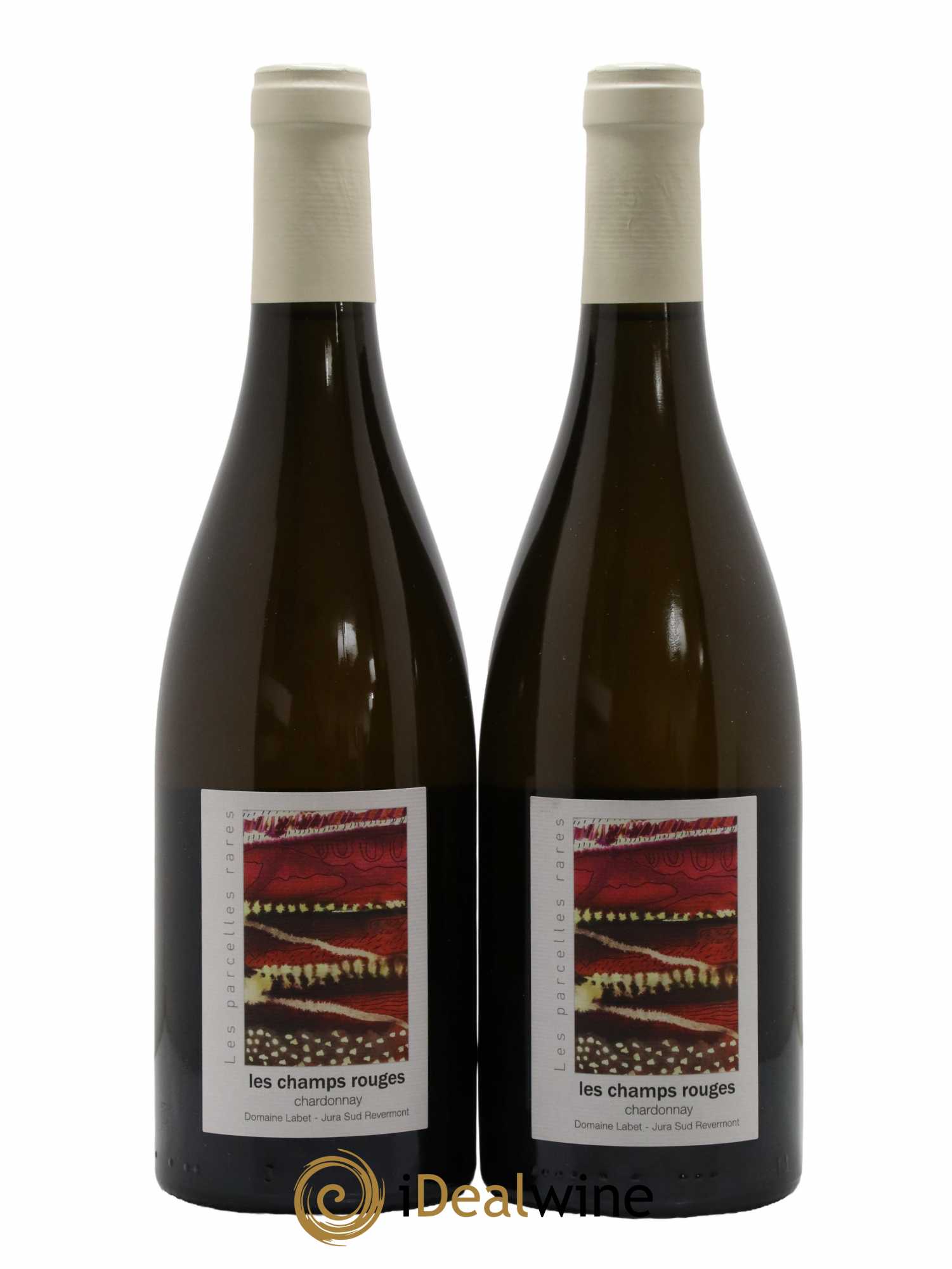 Côtes du Jura Chardonnay Les Champs Rouges Romain - Julien - Charline Labet 2018 - Posten von 2 Flaschen - 0