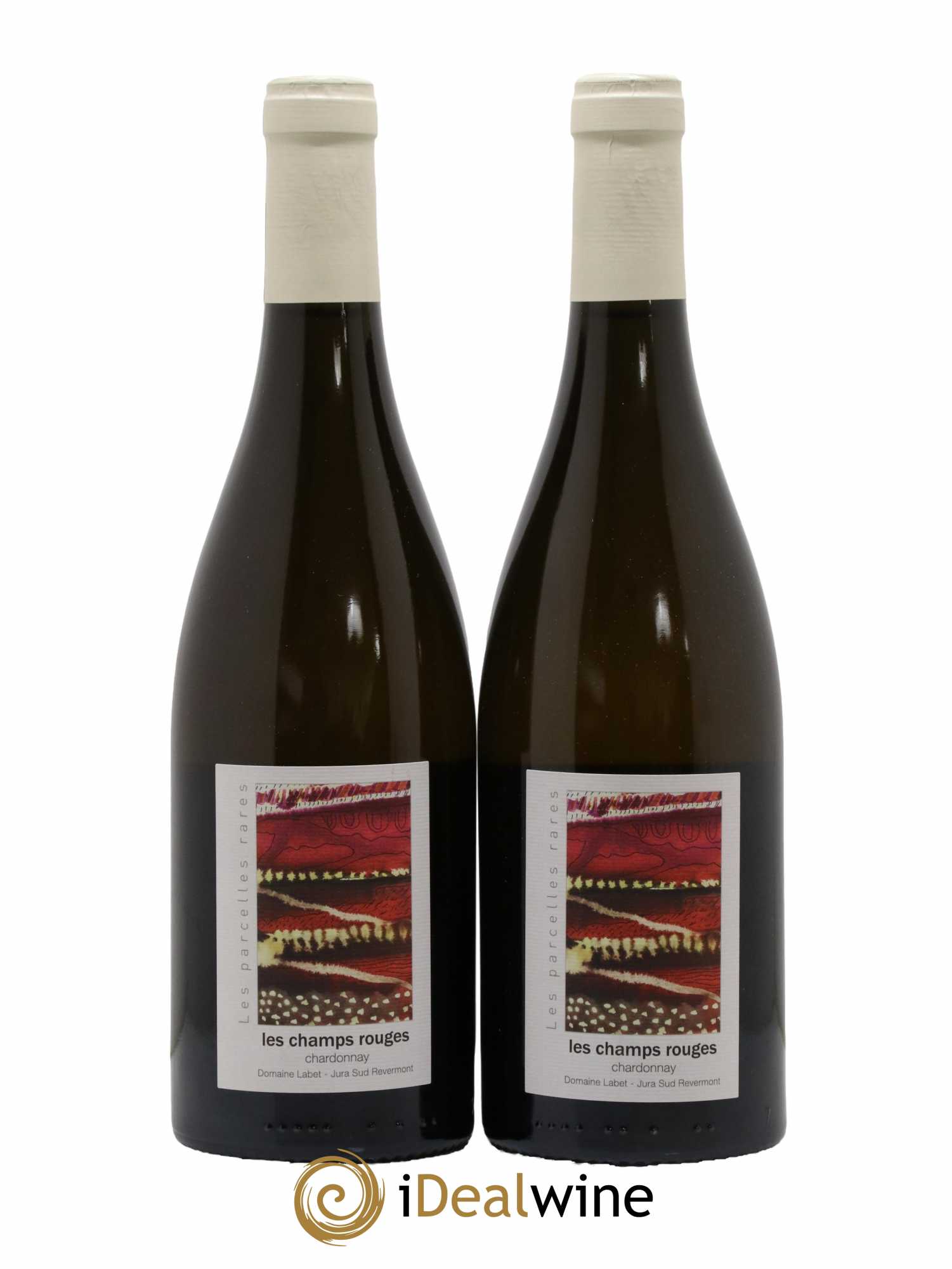 Côtes du Jura Chardonnay Les Champs Rouges Romain - Julien - Charline Labet 2018 - Posten von 2 Flaschen - 0