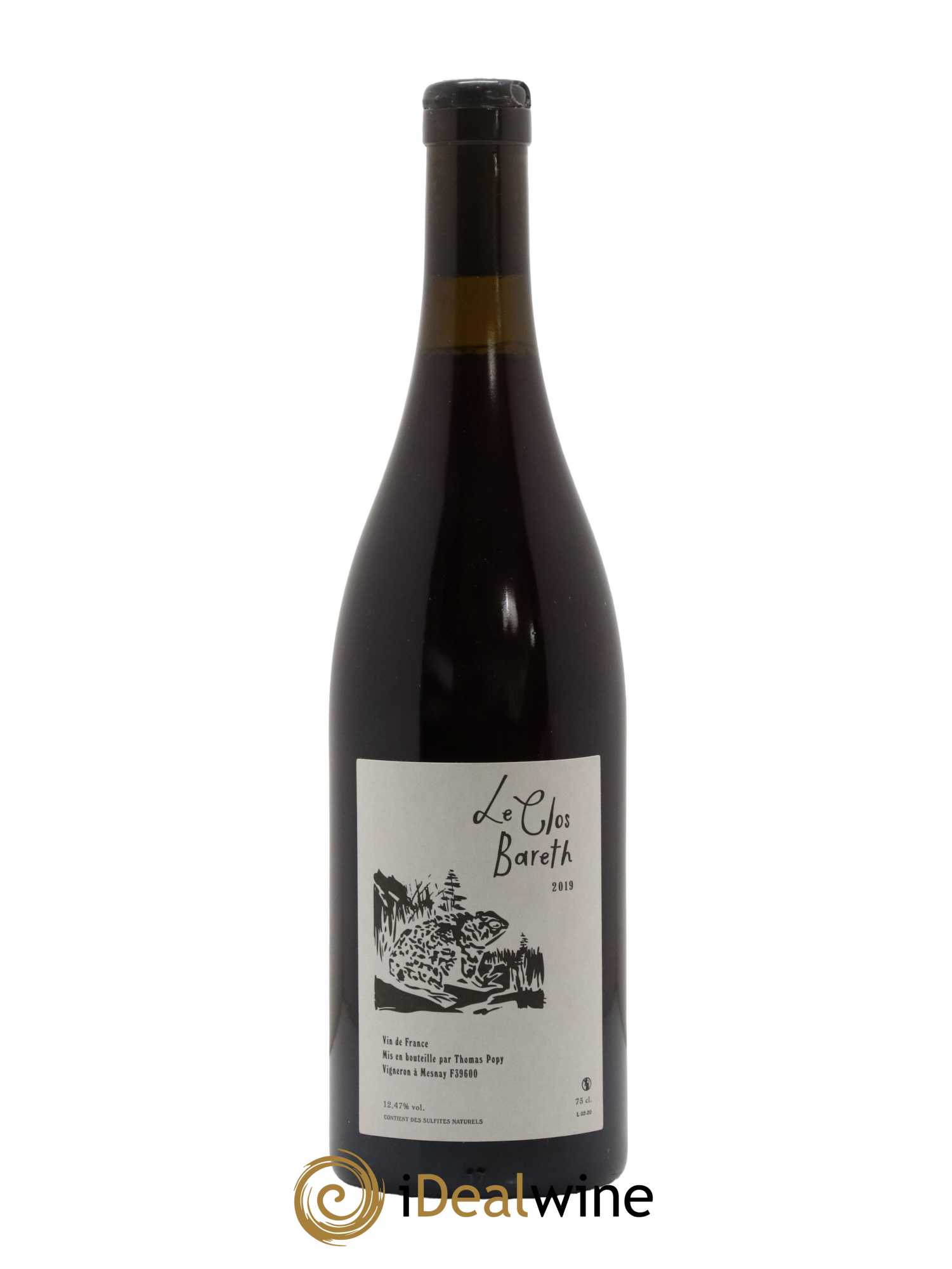 Vin de France Clos Bareth Thomas Popy 2019 - Lot de 1 bouteille - 0