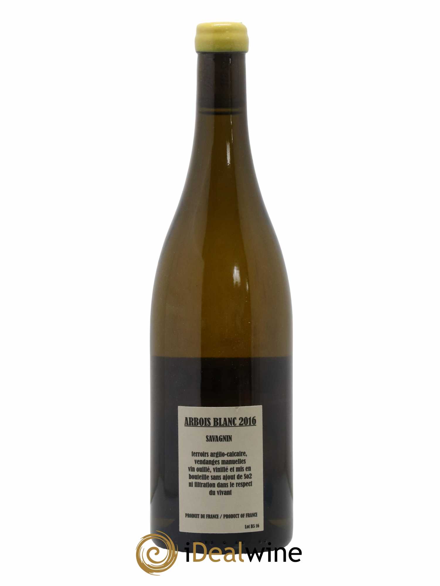 Arbois Savagnin Adeline Houillon & Renaud Bruyère 2016 - Lot de 1 bouteille - 1