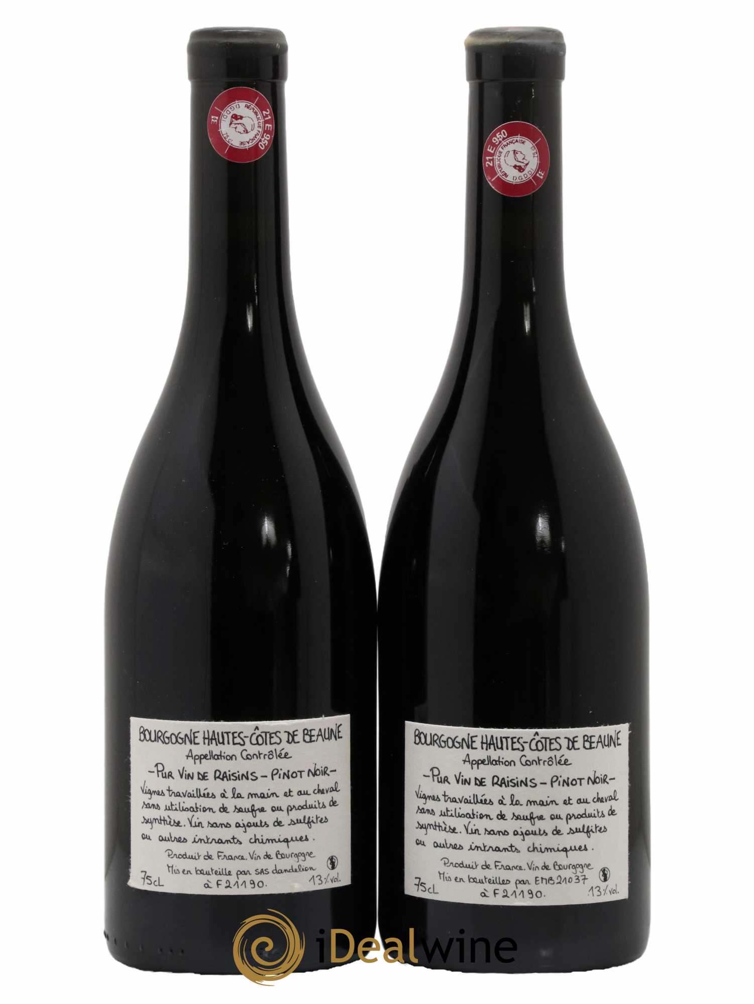 Hautes-Côtes de Beaune Nature Dandelion (Domaine) 2020 - Lot de 2 bouteilles - 1