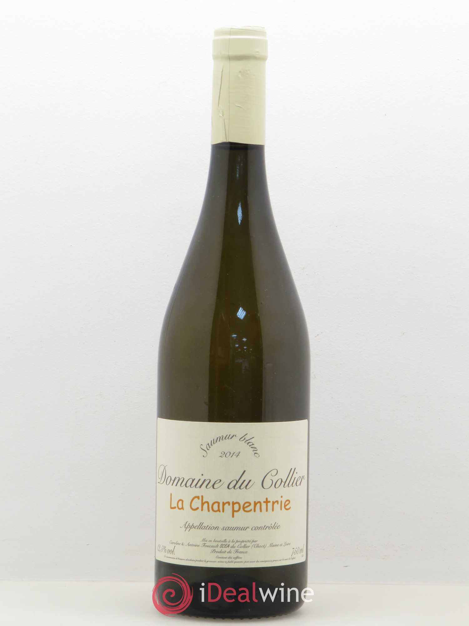 Saumur La Charpentrie Domaine du Collier 2014 - Lot de 1 bouteille - 0