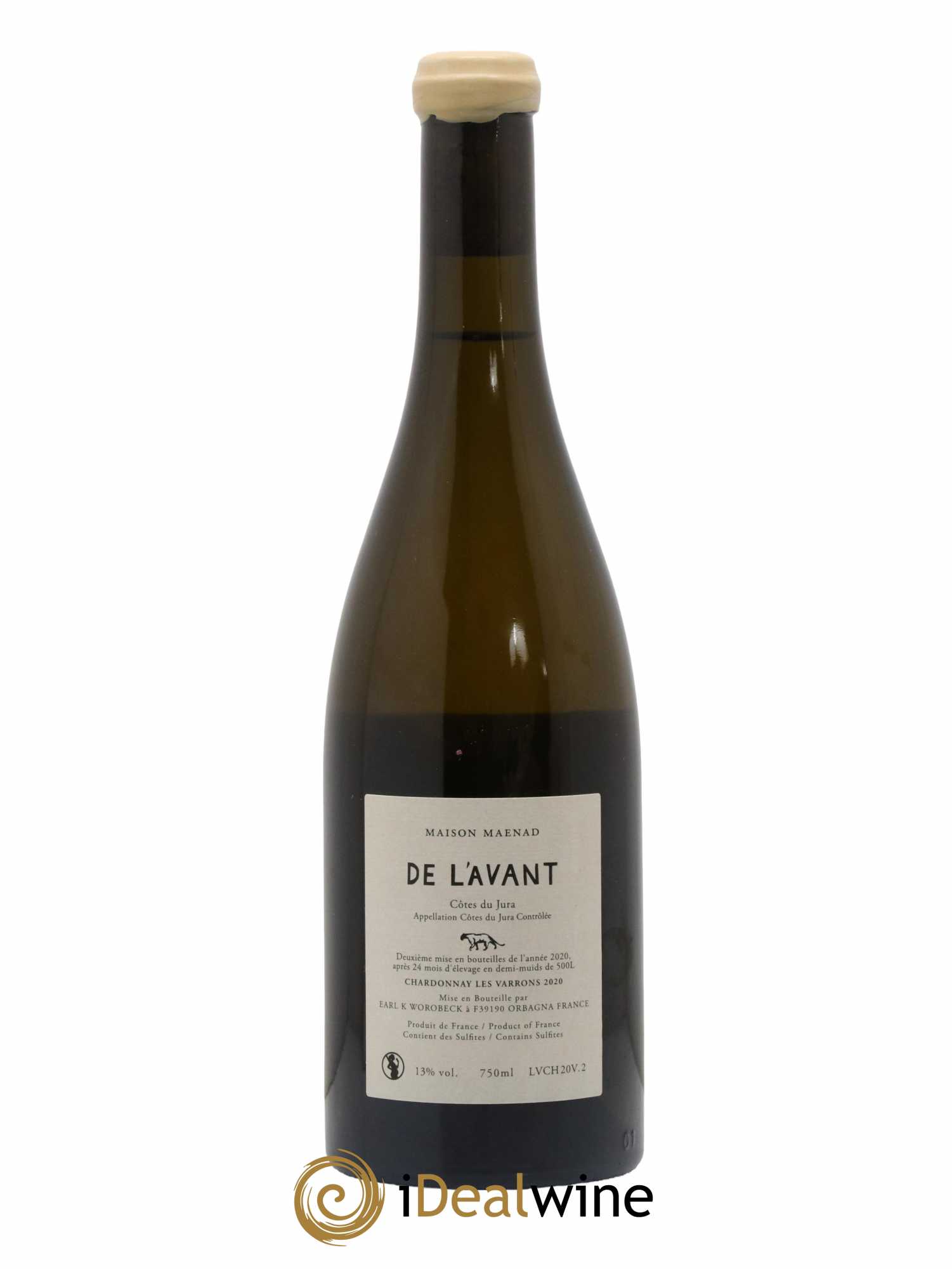 Côtes du Jura De l'Avant Les Varrons Katie Worobeck Maison Maenad 24 mois 2020 - Posten von 1 Flasche - 1