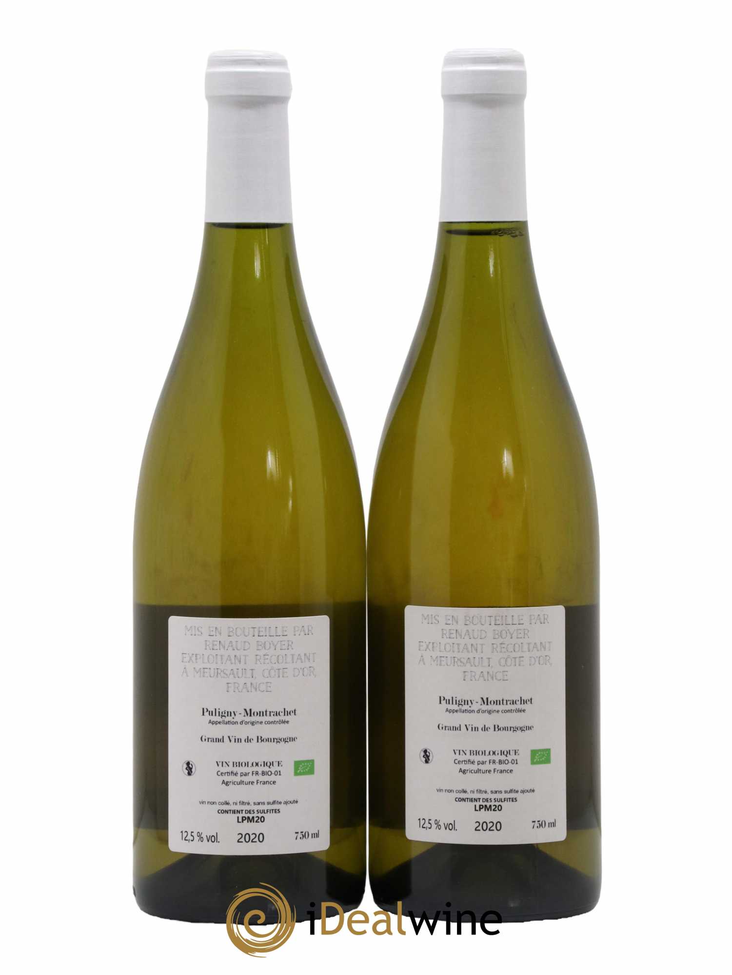 Puligny-Montrachet Les Reuchaux Renaud Boyer 2020 - Lot de 2 bouteilles - 1