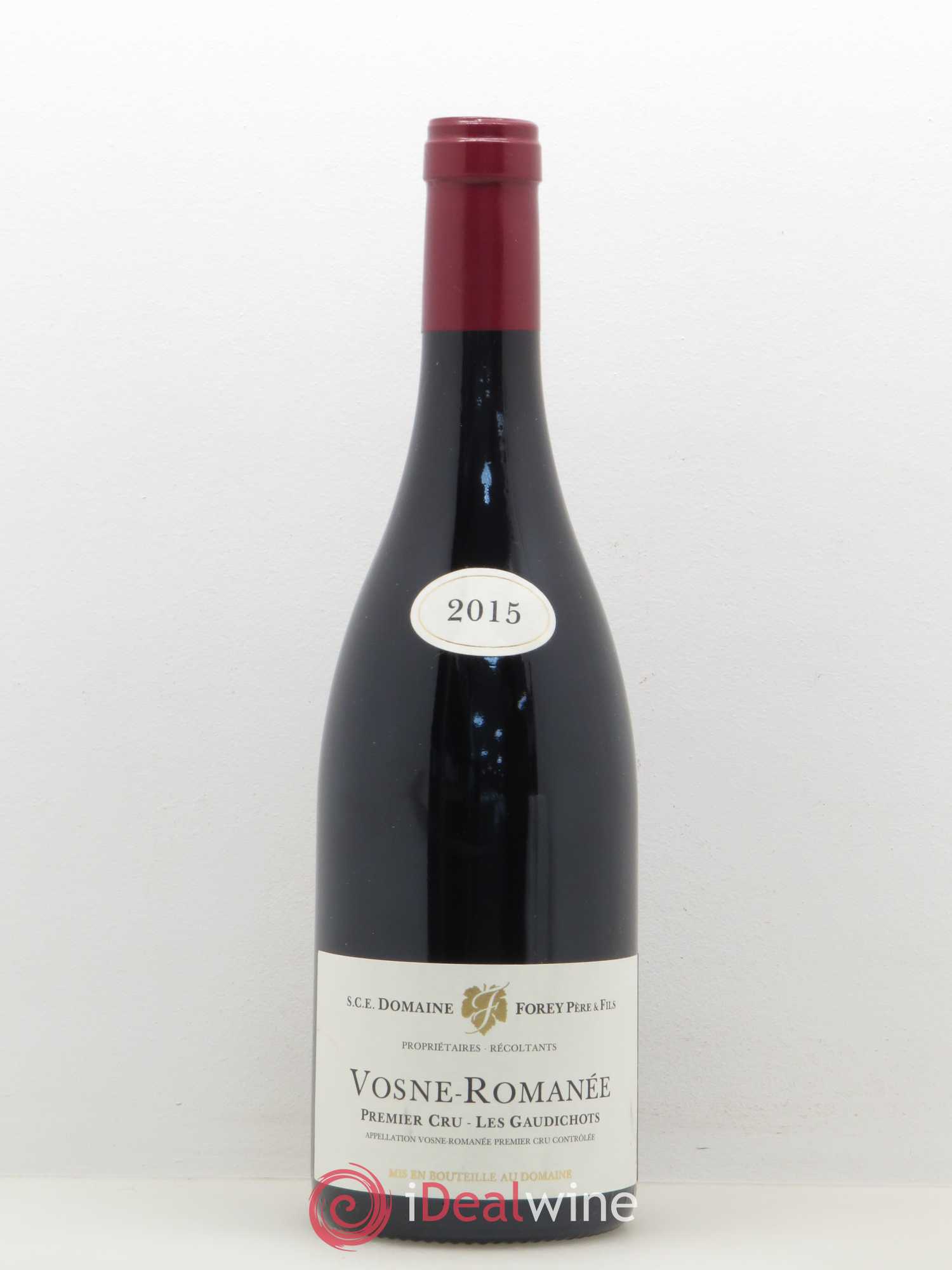Vosne-Romanée 1er Cru Les Gaudichots Forey Père et Fils (Domaine) 2015 - Lot de 1 bouteille - 0