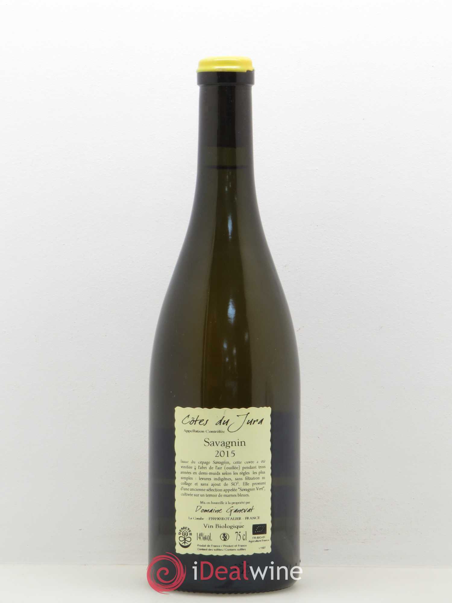 Côtes du Jura Les Chalasses Marnes Bleues Jean-François Ganevat (Domaine) 2015 - Lot de 1 bouteille - 1
