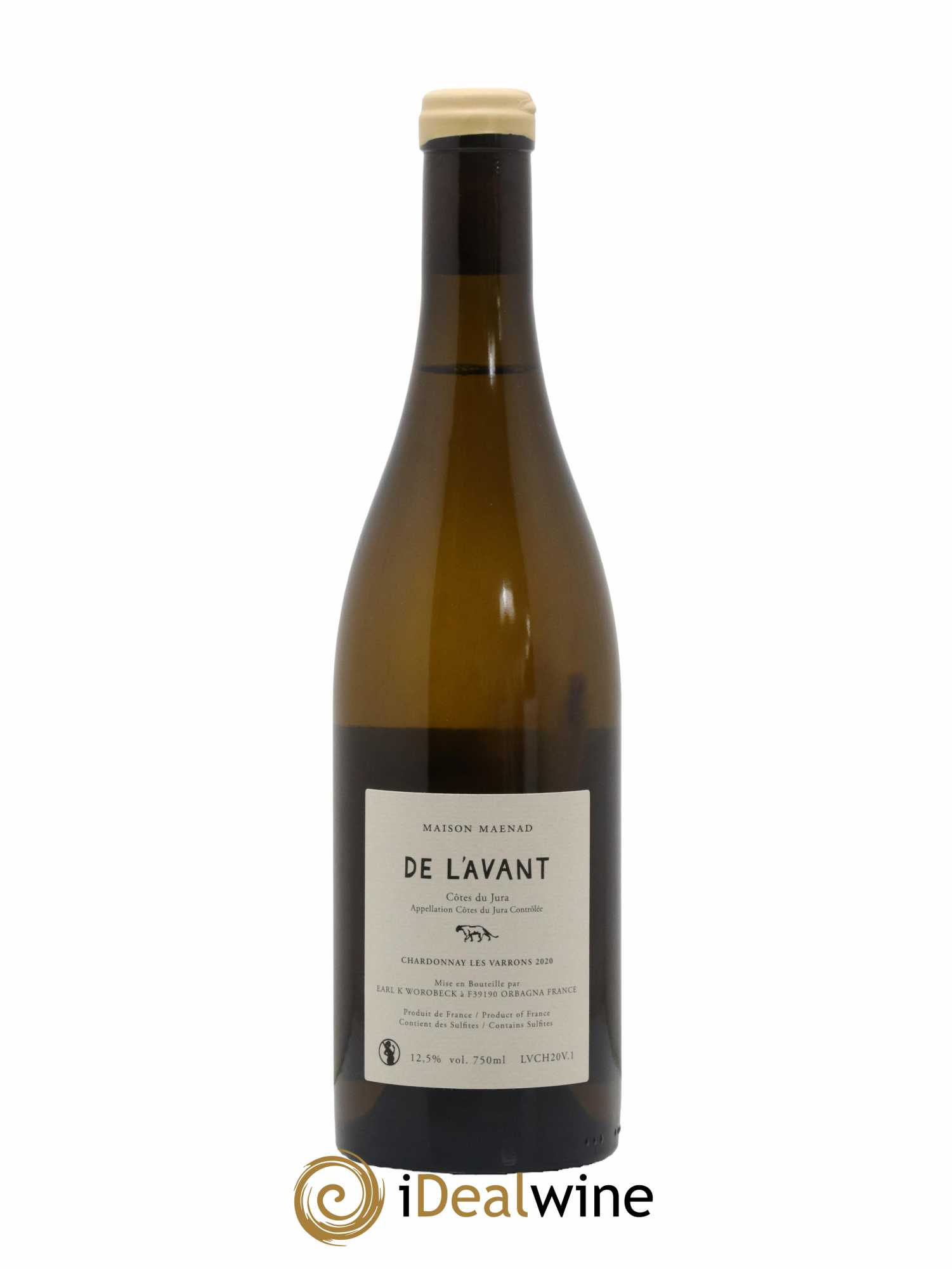 Côtes du Jura De l'Avant Les Varrons Katie Worobeck Maison Maenad 2020 - Lot de 1 bouteille - 1