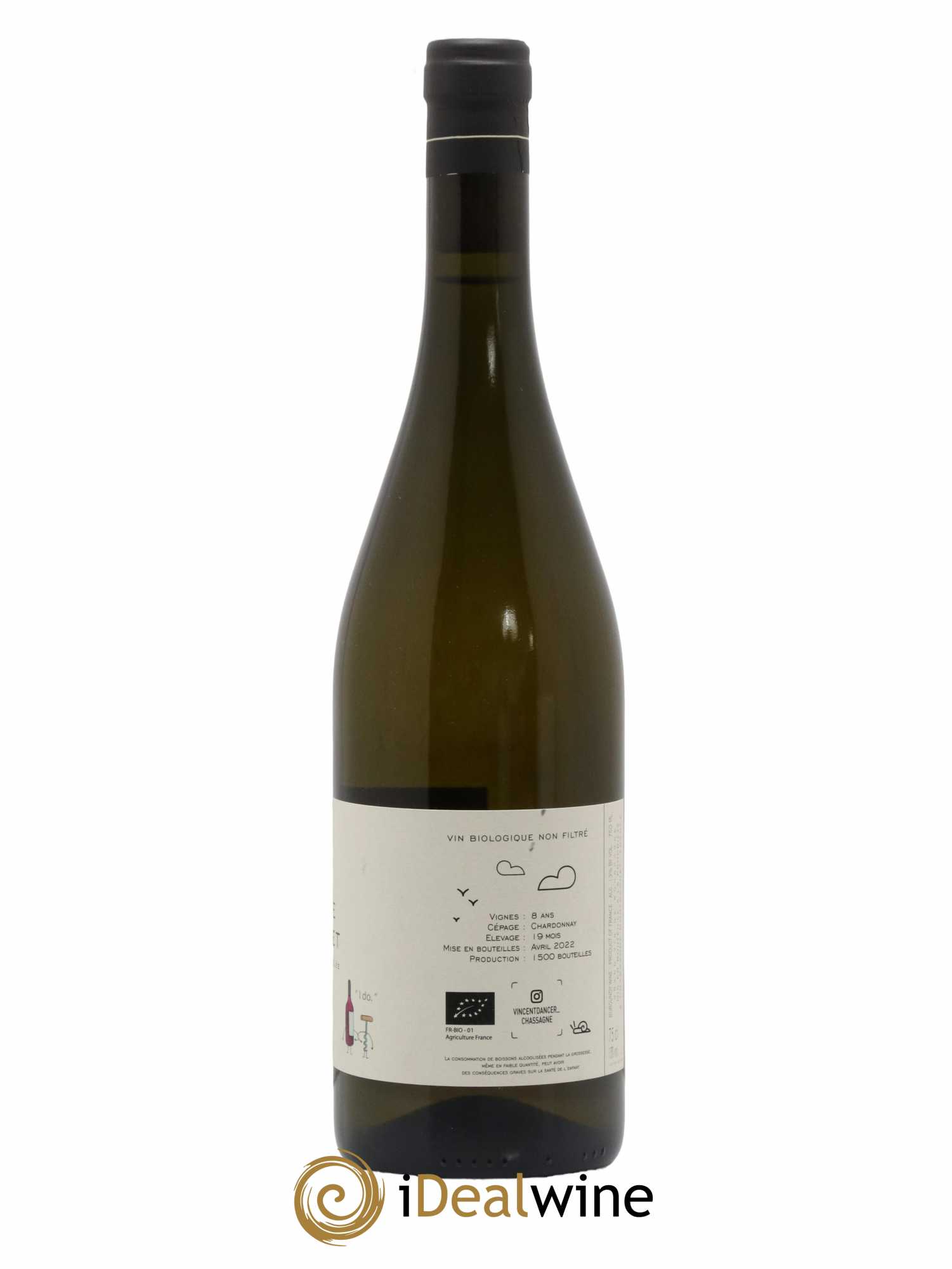 Chassagne-Montrachet 1er Cru Morgeot Vincent Dancer 2020 - Lot de 1 bouteille - 1