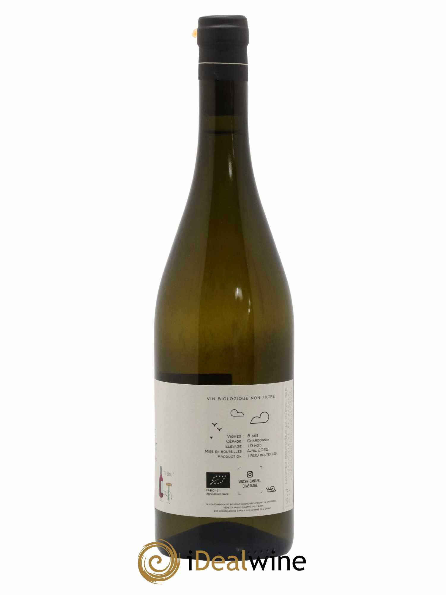 Chassagne-Montrachet 1er Cru Morgeot Vincent Dancer 2020 - Lot de 1 bouteille - 1