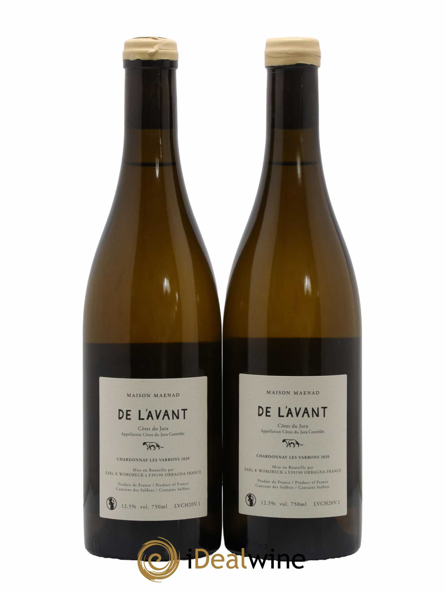 Côtes du Jura De l'Avant Les Varrons Katie Worobeck Maison Maenad 2020 - Posten von 2 Flaschen - 1
