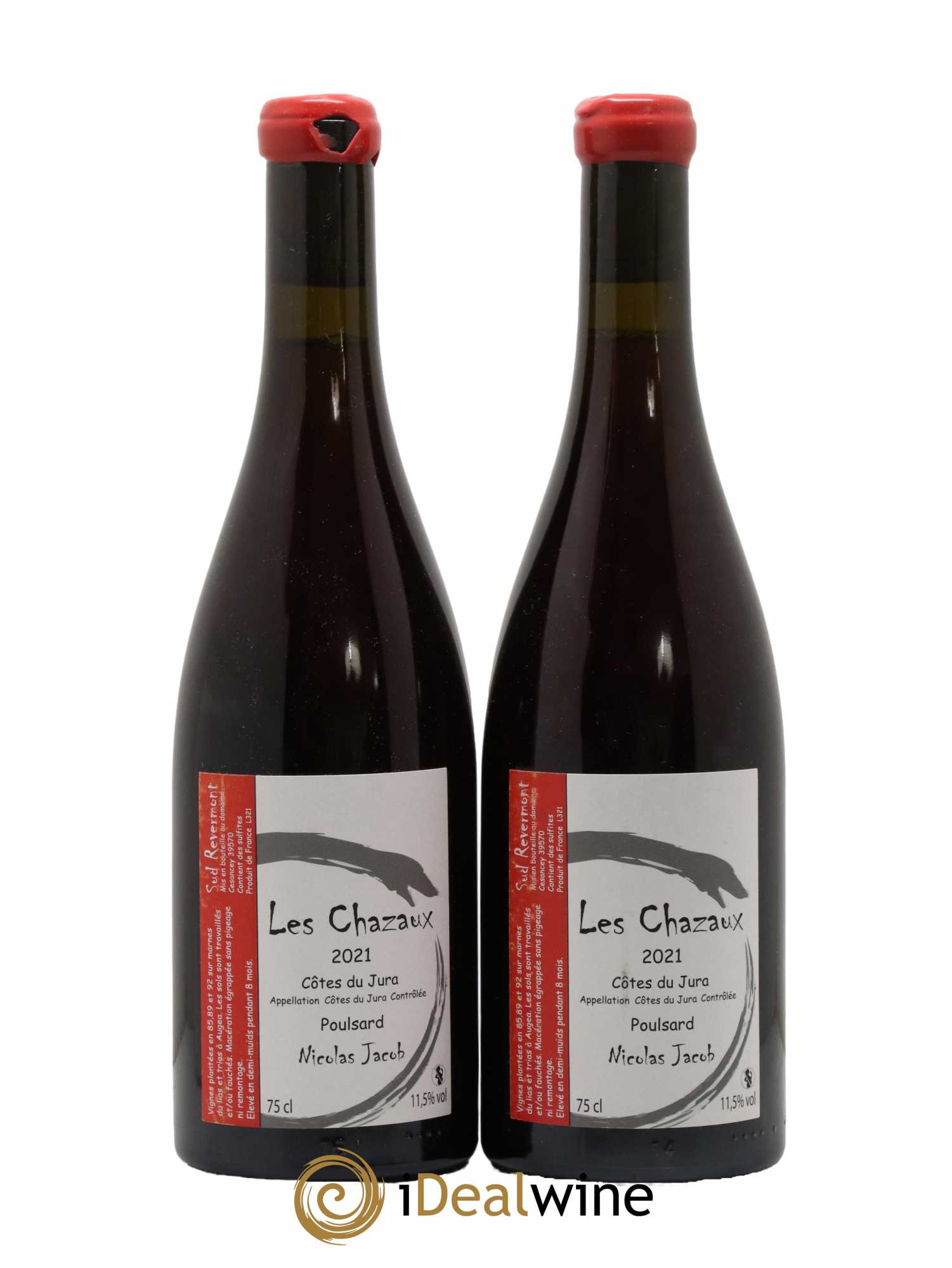 Côtes du Jura Poulsard Les Chazaux Nicolas Jacob 2021 - Lot de 2 bouteilles - 0