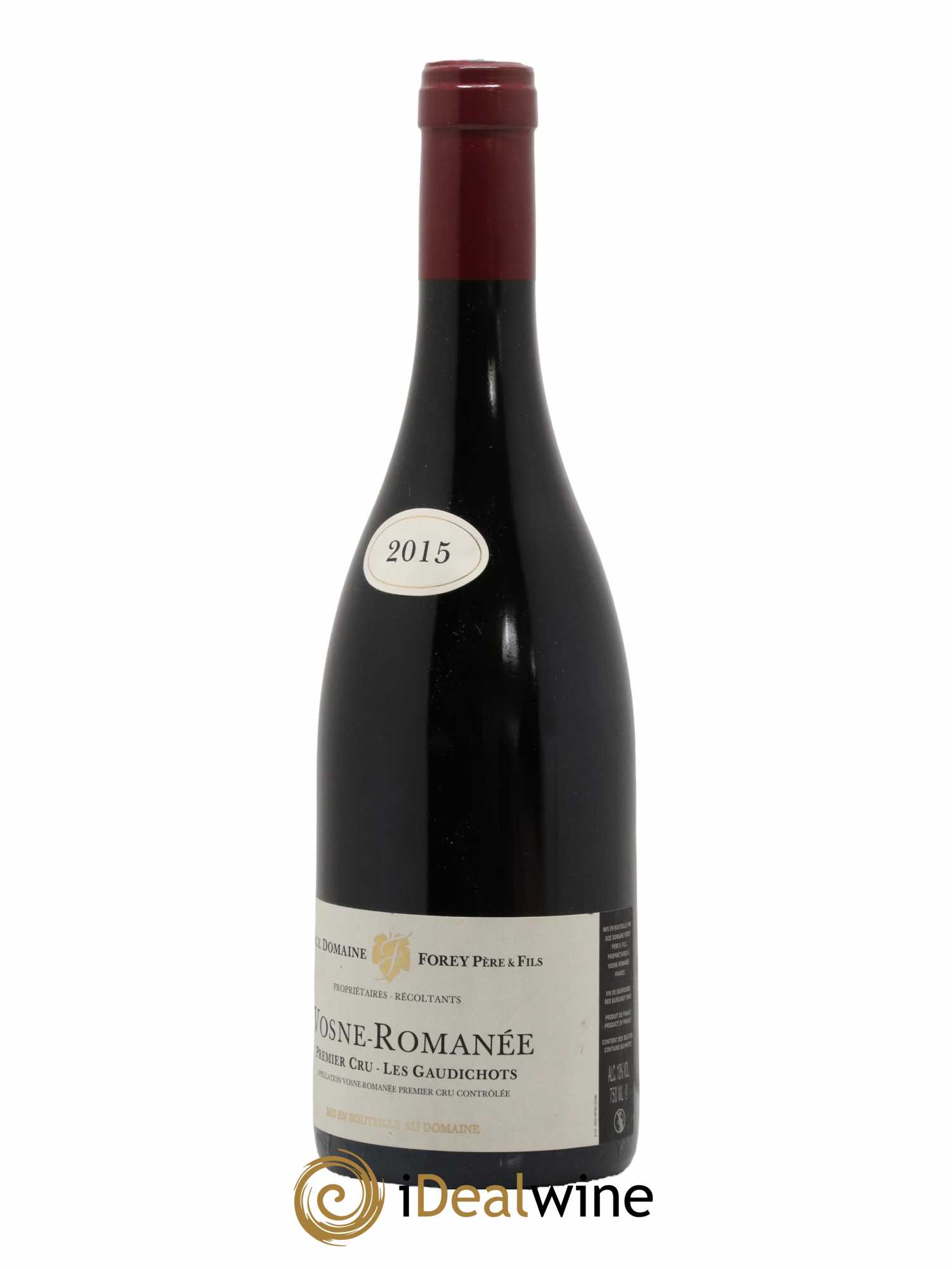 Vosne-Romanée 1er Cru Les Gaudichots Forey Père et Fils (Domaine) 2015 - Lot de 1 bouteille - 1